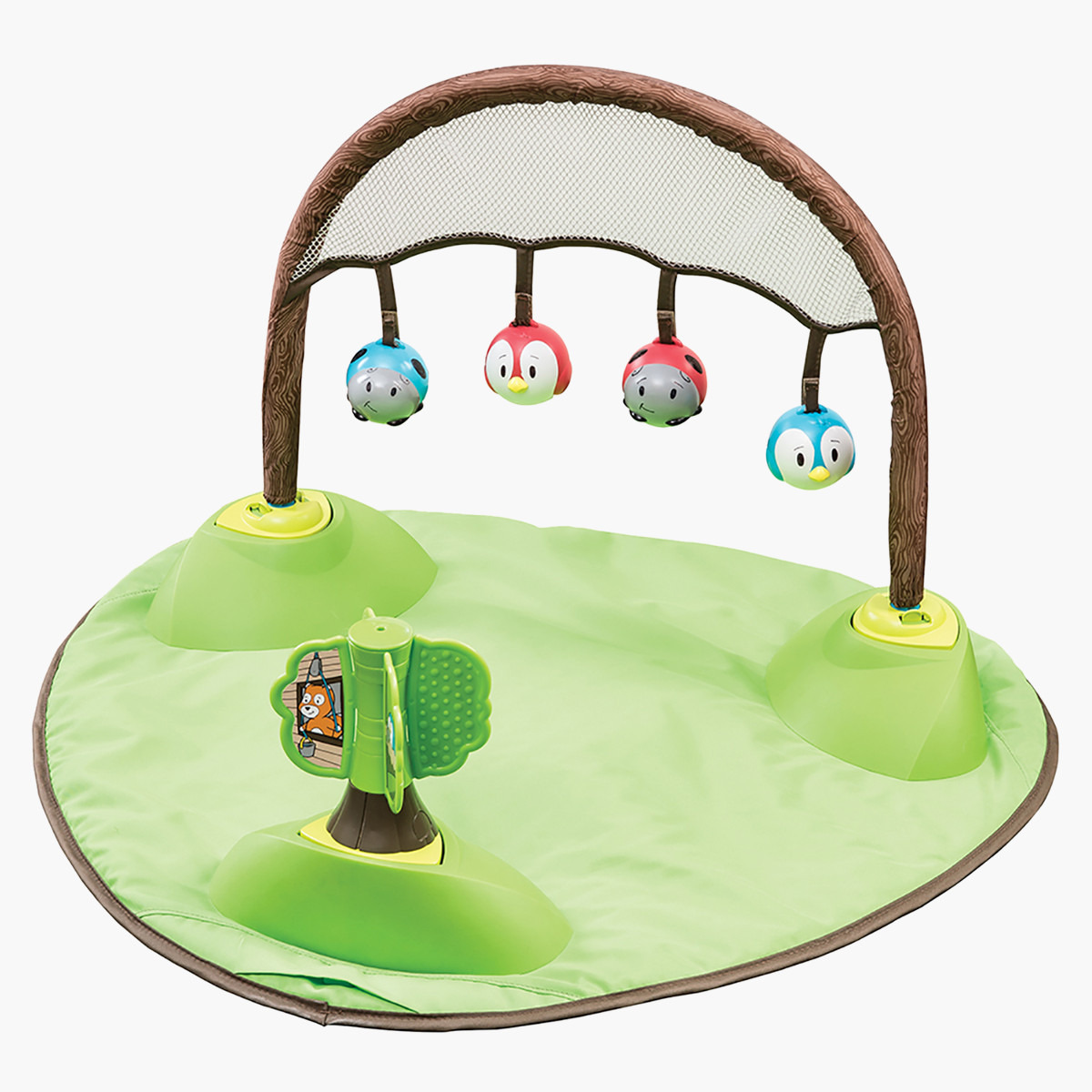 Folding exersaucer store