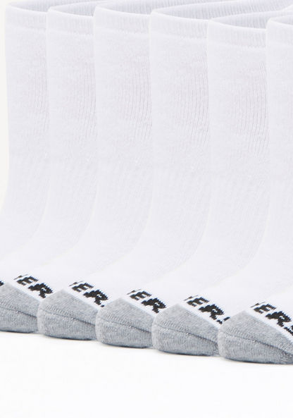 Skechers Logo Printed Ankle Length Socks - Set of 7