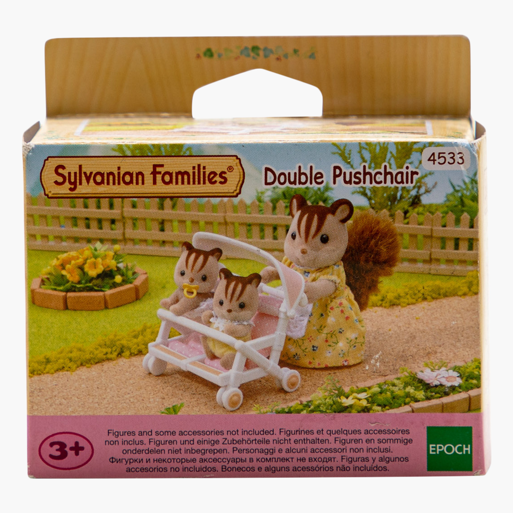 Sylvanian double outlet pushchair