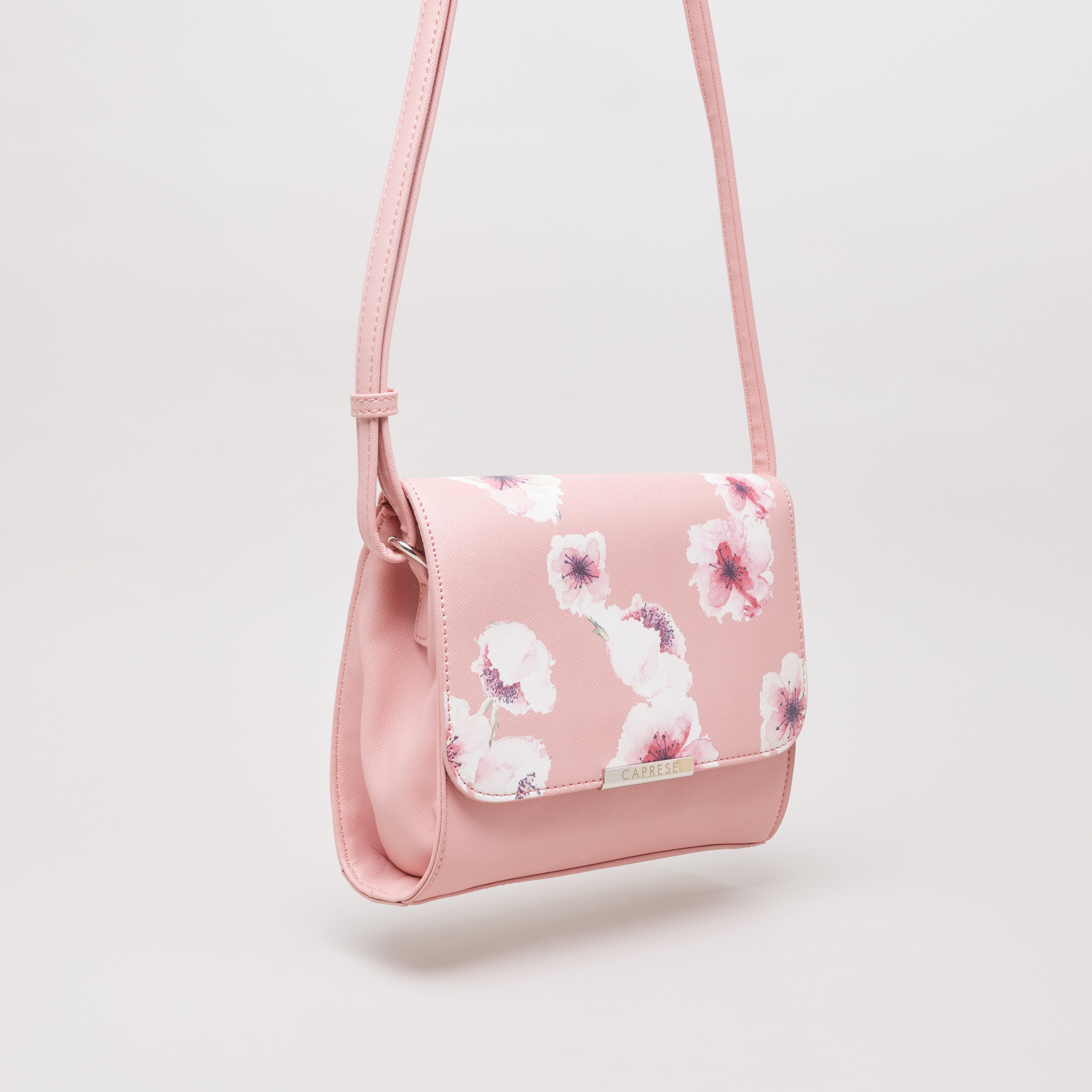 Buy Women s Caprese Floral Printed Satchel Crossbody Bag Online Centrepoint Bahrain