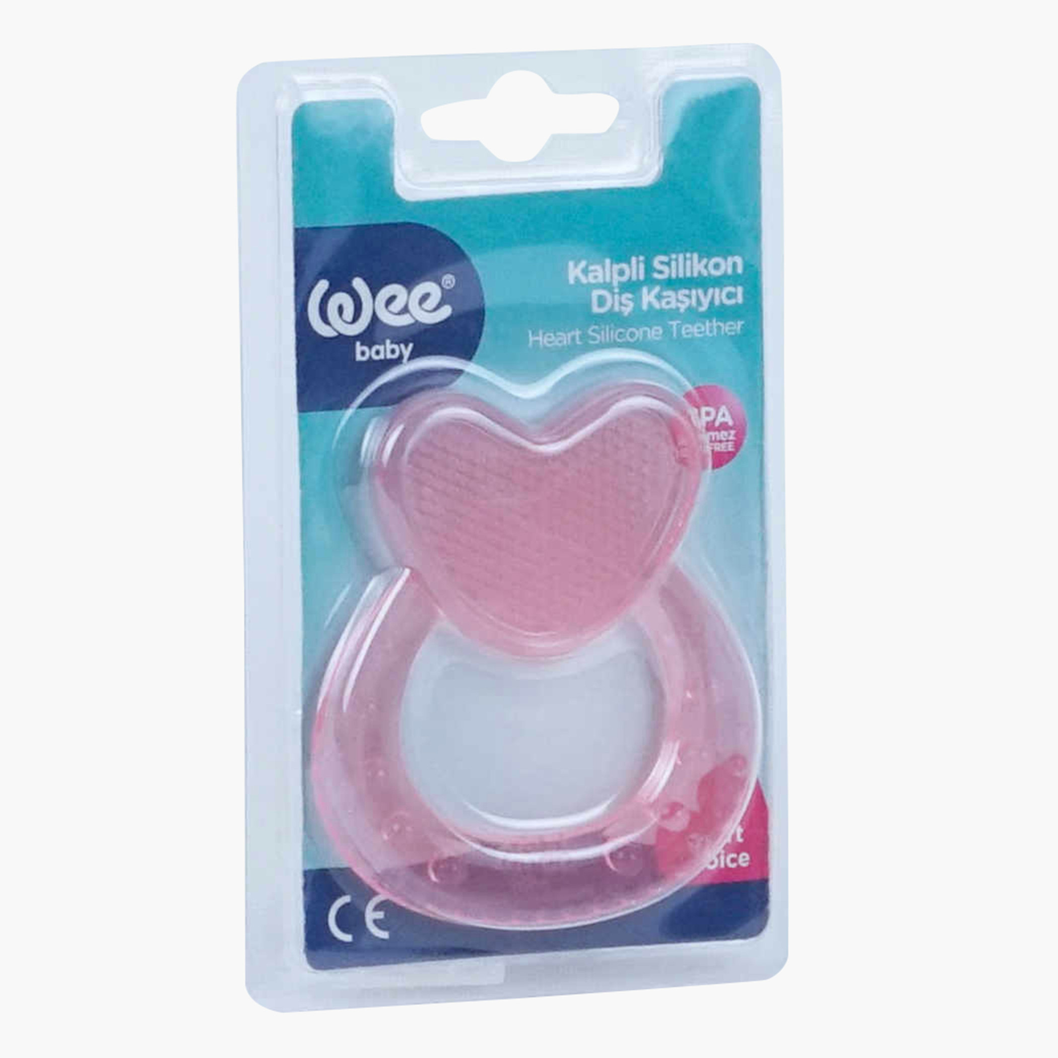 عضاضة سيليكون بتصميم قلب من وي بيبي-baby-feeding-teethers-image-2