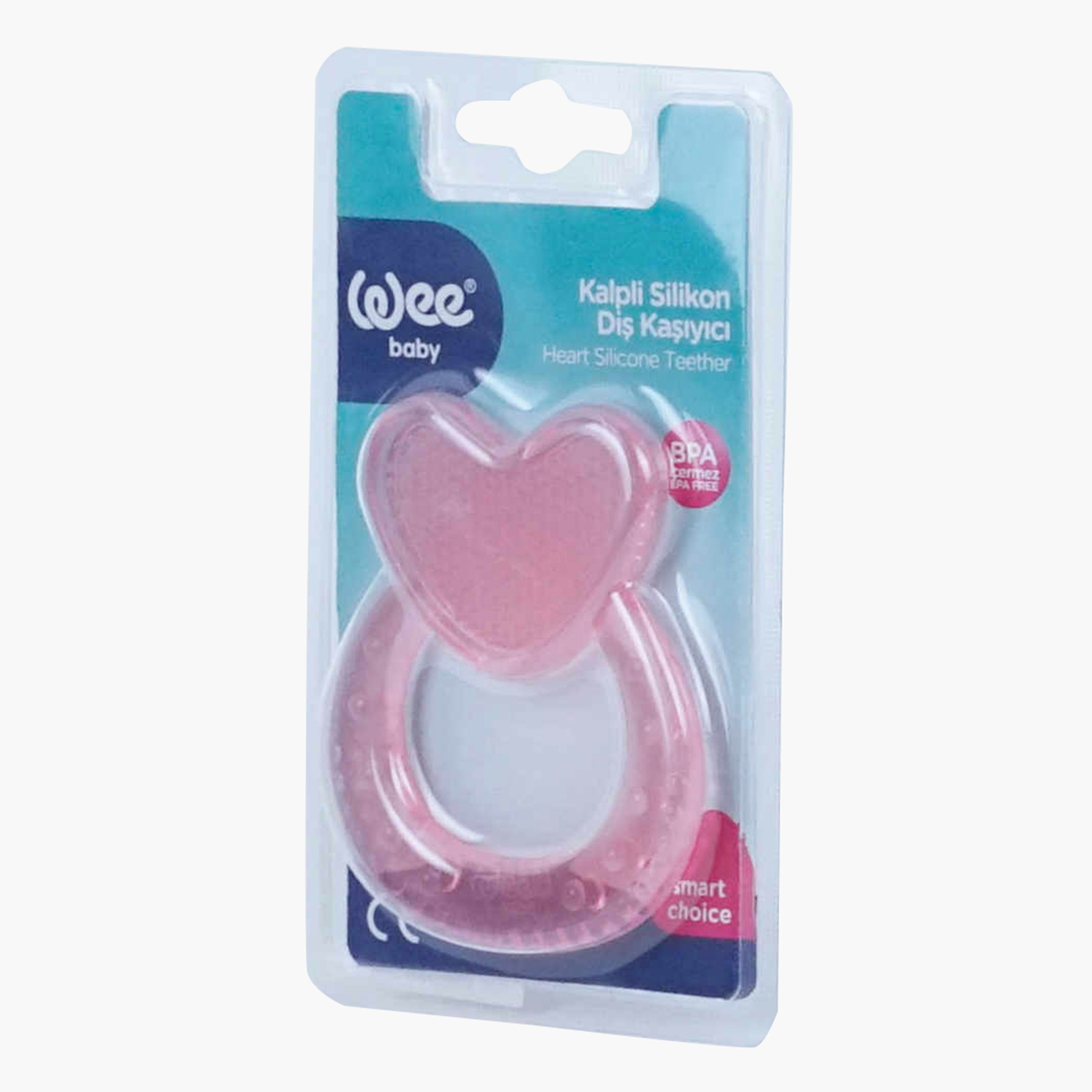 عضاضة سيليكون بتصميم قلب من وي بيبي-baby-feeding-teethers-image-3