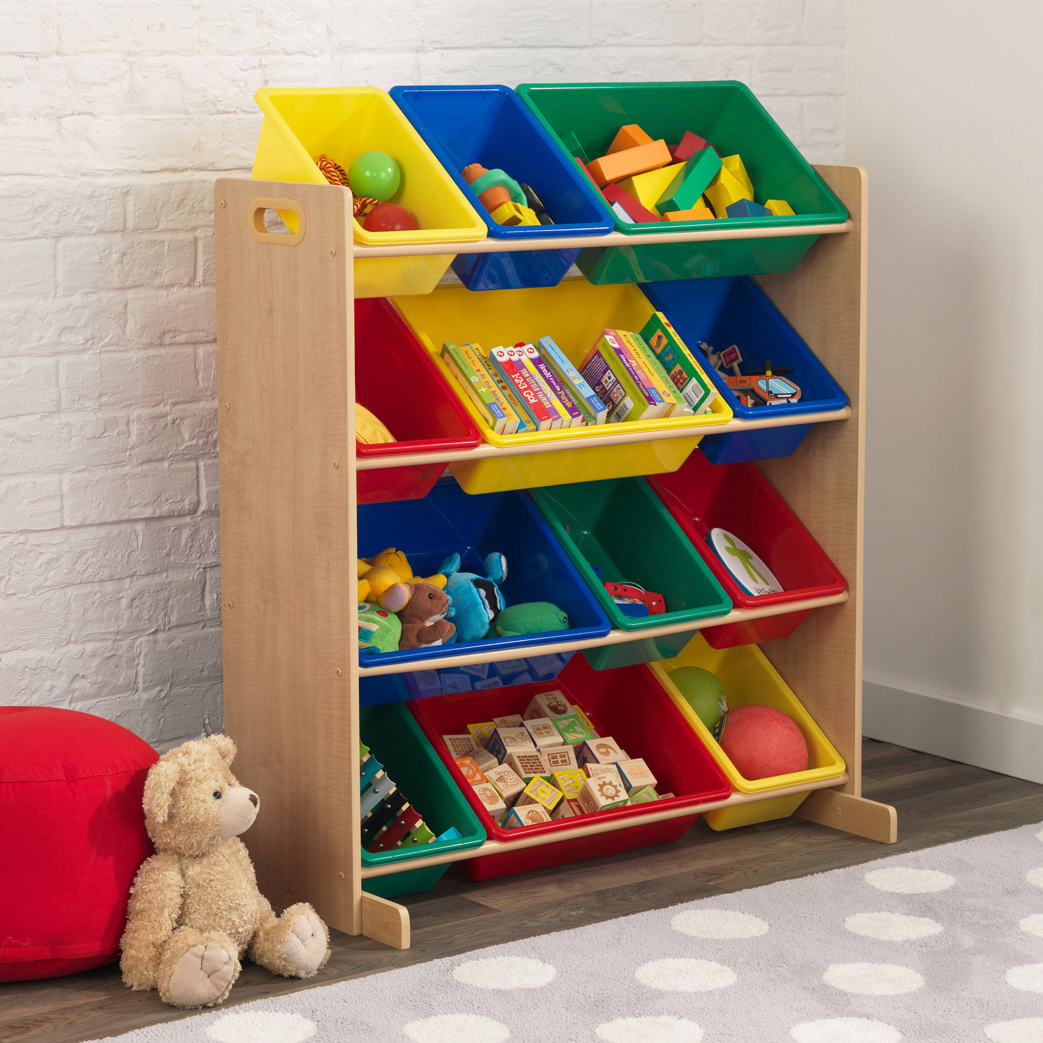 وحدة تخزين ألعاب صنفها وخزّنها من كيدكرافت-baby-nursery-furniture-wardrobesandstorage-image-3