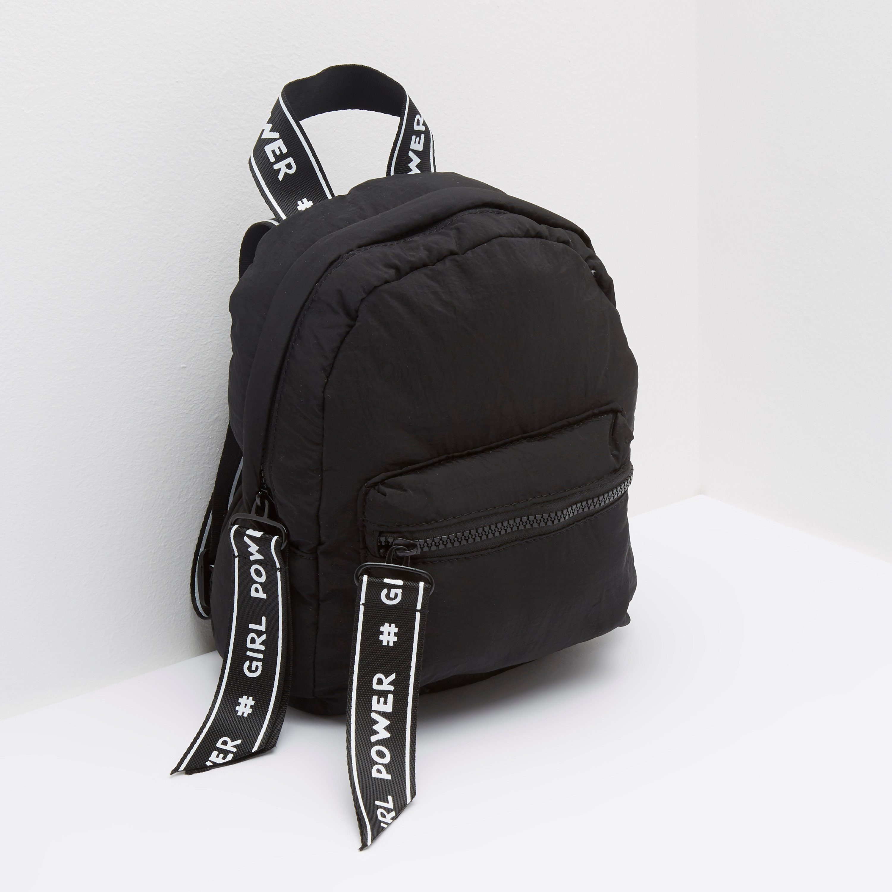 Textured Backpack with Printed Tag Accent-school-bagsandbackpacks-backpacks-image-2