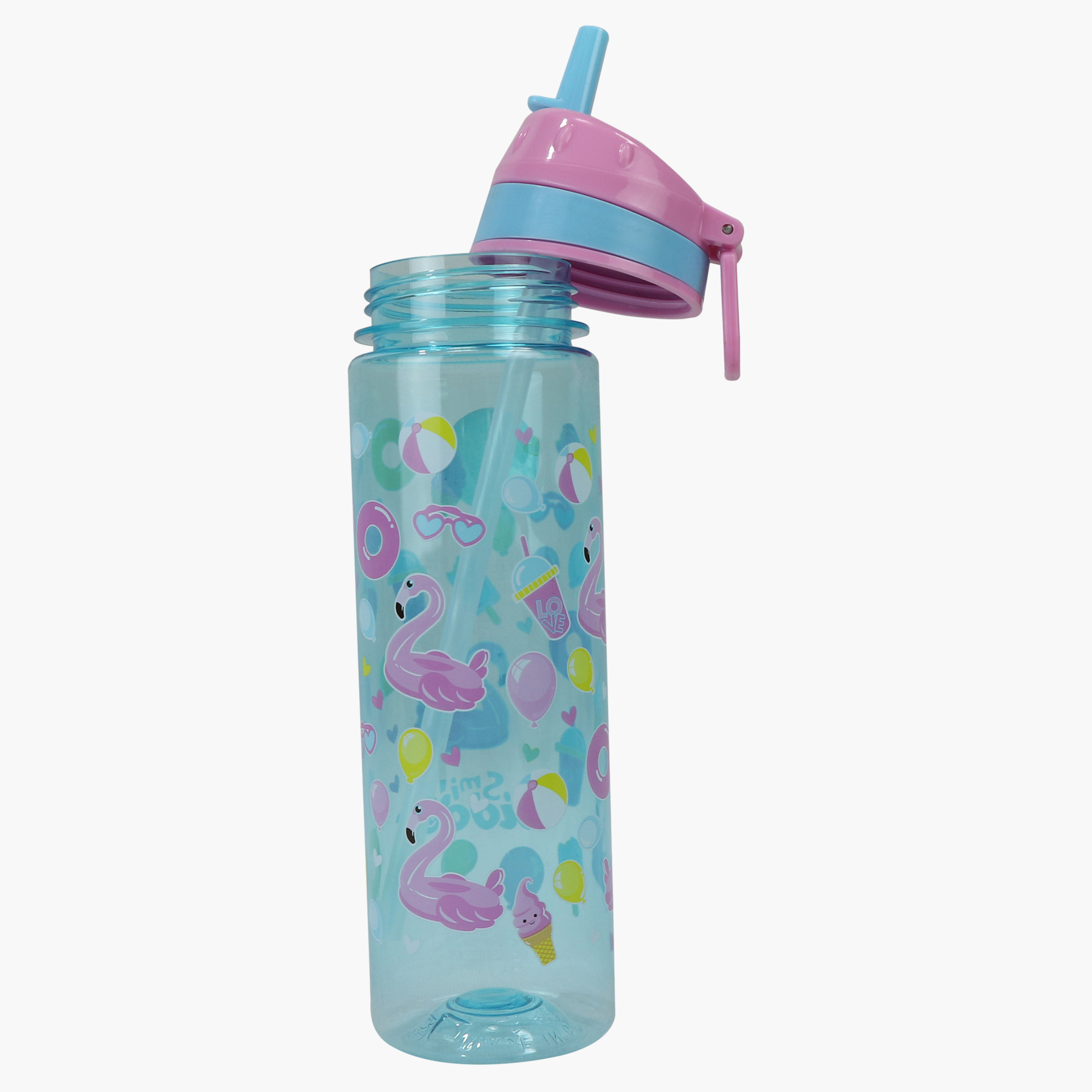 قارورة ماء بطبعات من سمايلي كيدوس-school-waterbottles-image-3