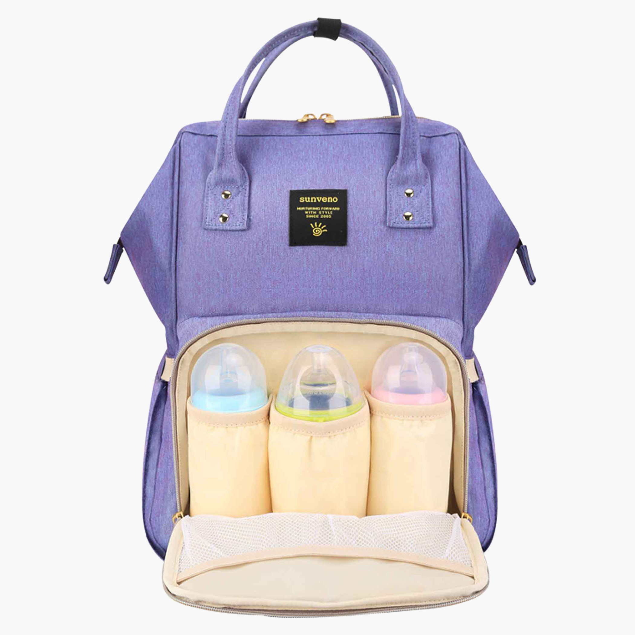 حقيبة ظهر للحفاضات مع سحّاب للإغلاق من صنفينو-baby-gear-diaperbags-image-2
