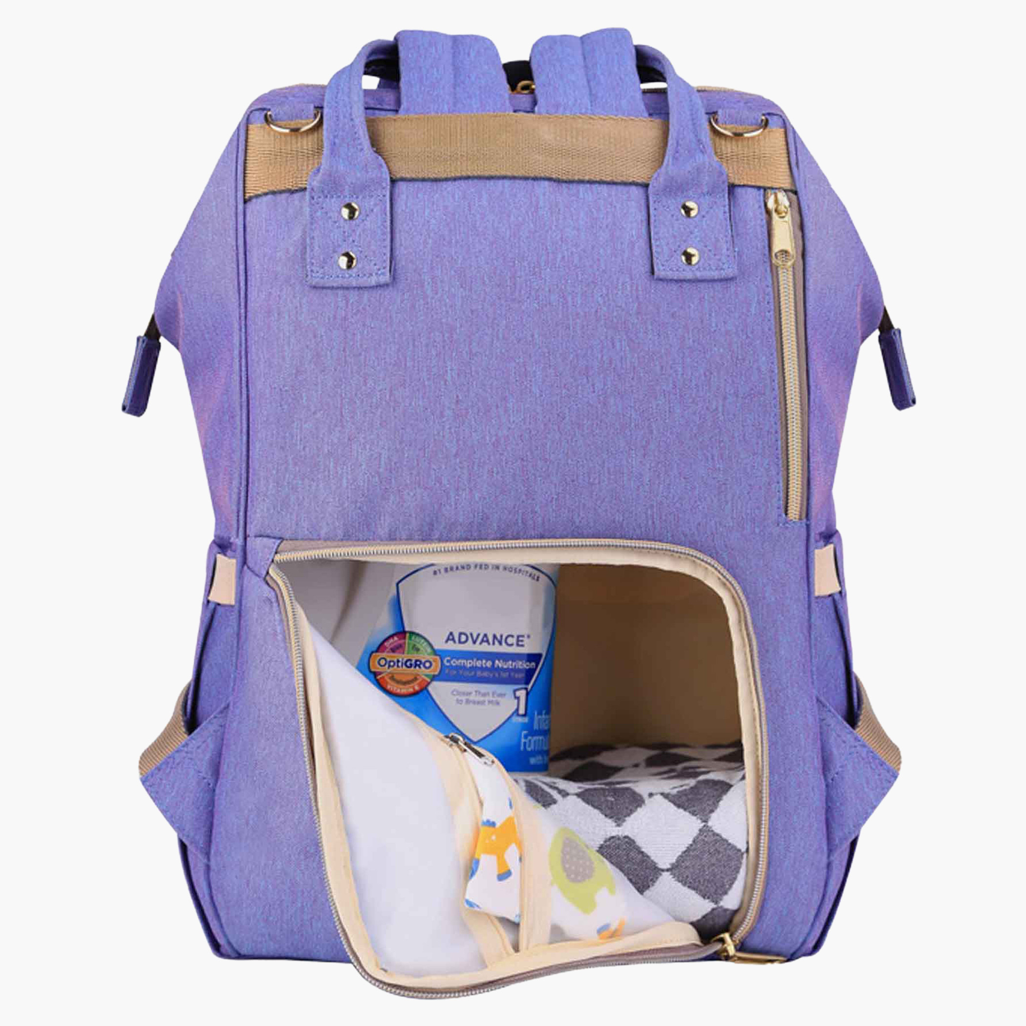 Sunveno Diaper Backpack with Zip Closure-baby-gear-diaperbags-image-5