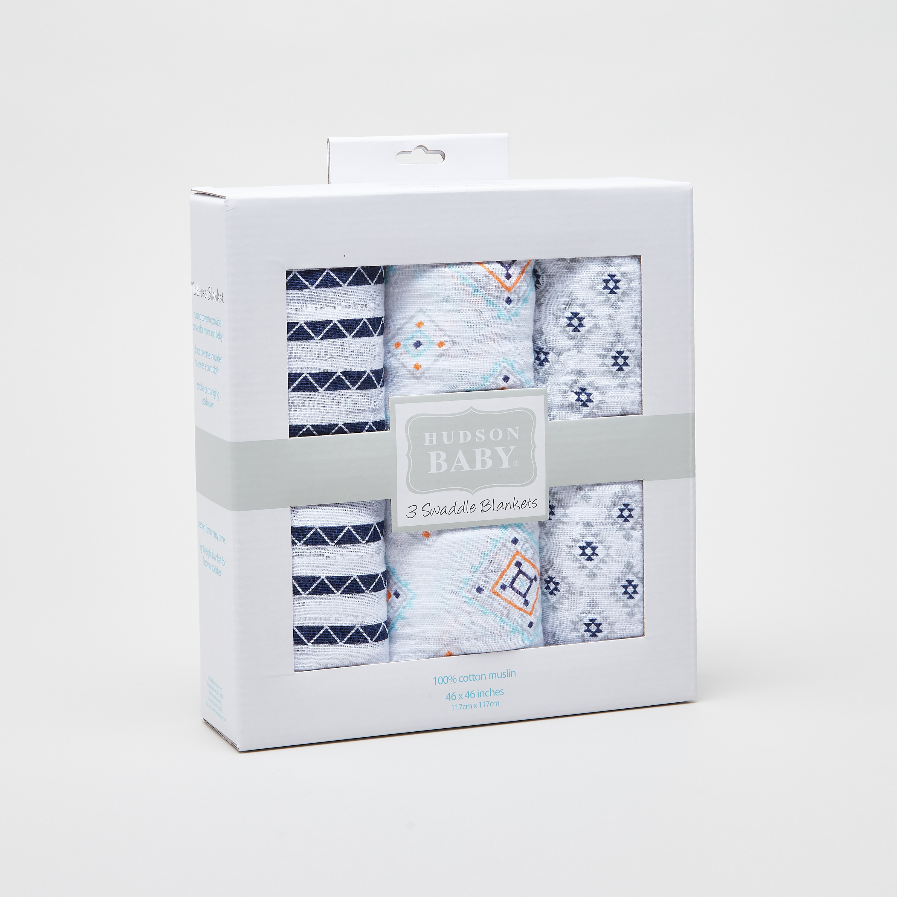 Hudson baby outlet 3 swaddle blankets