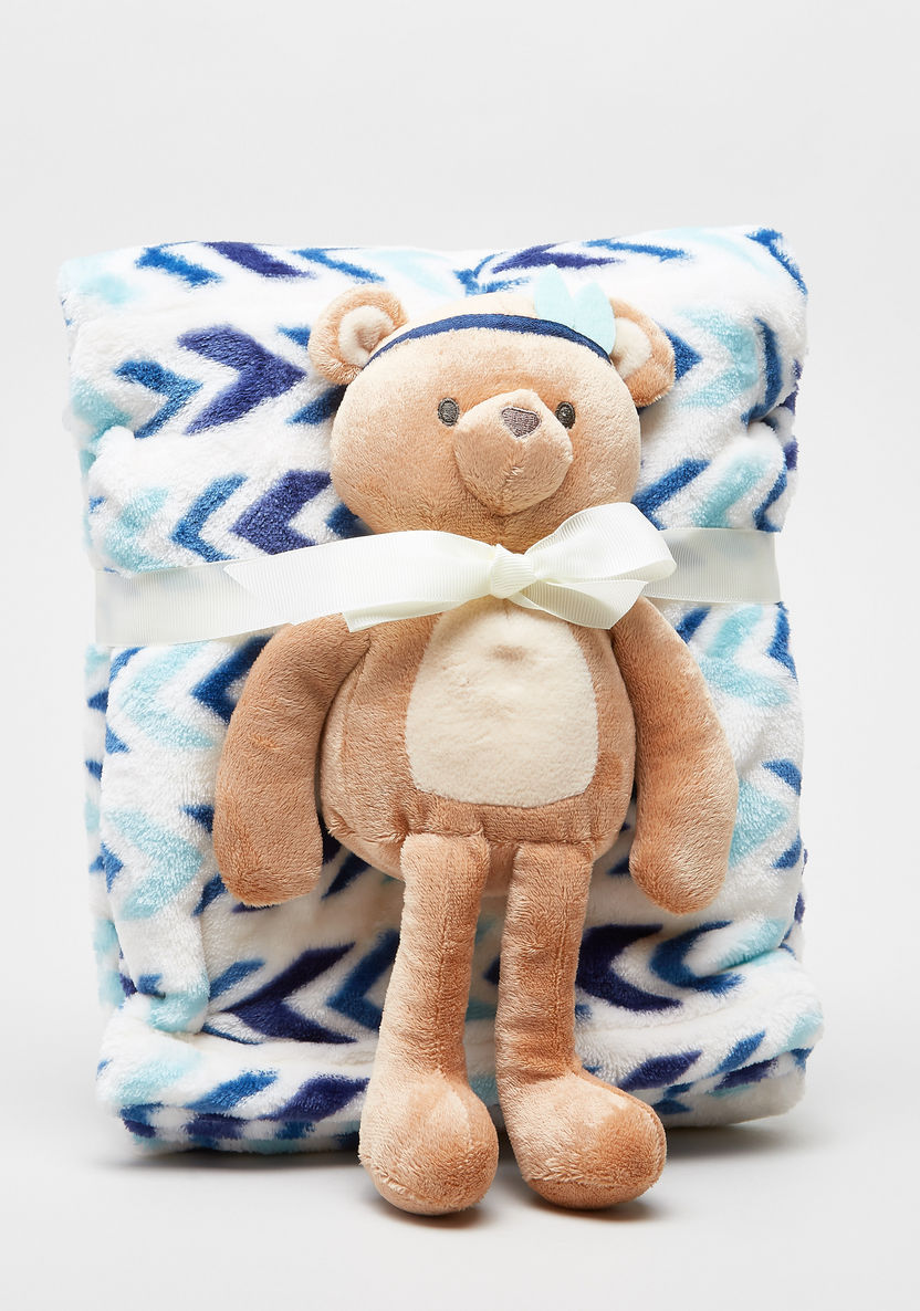 Hudson Baby Plush Blanket and Toy-Blankets and Throws-image-0