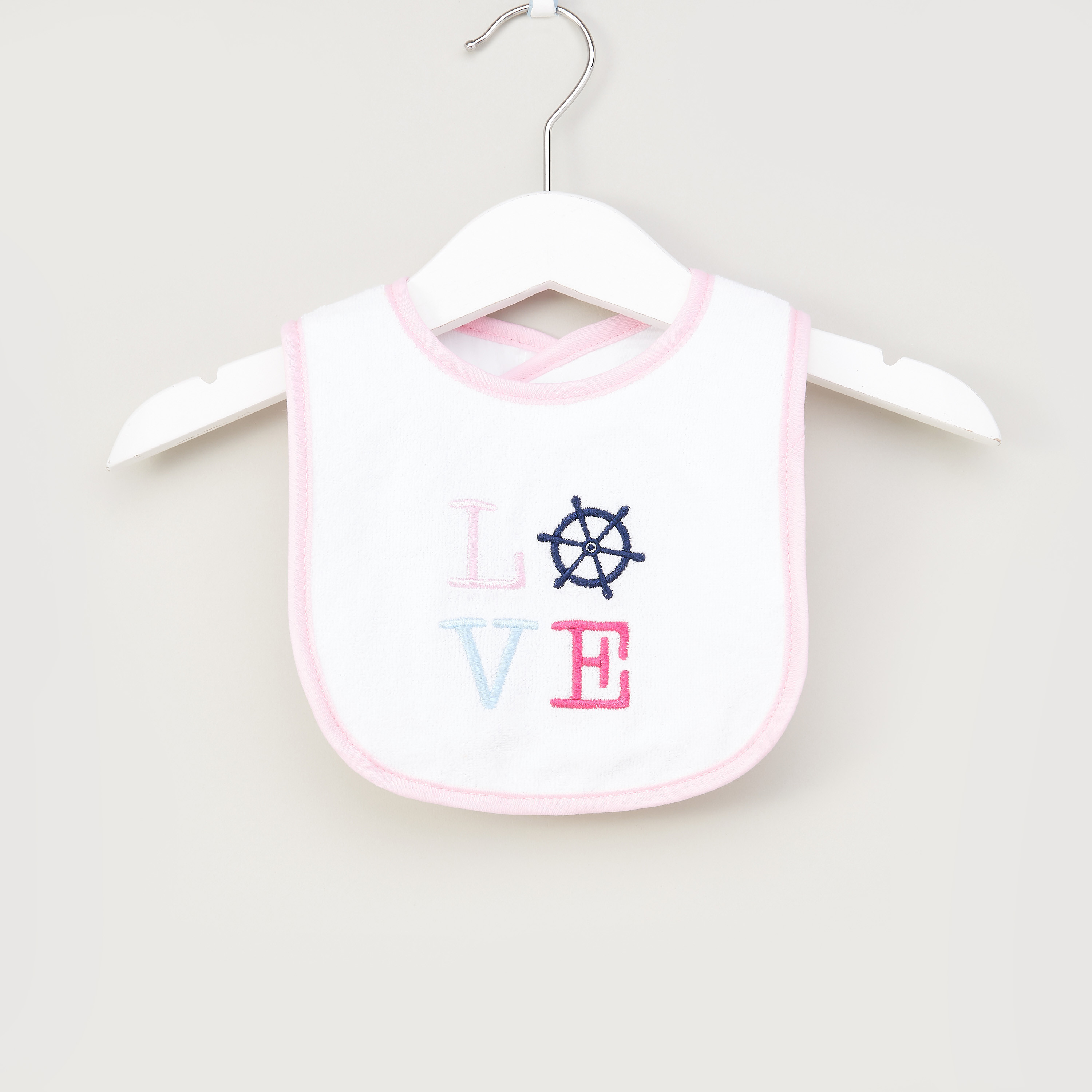 Luvable Friends Printed Bib with Hook and Loop Closure - Set of 5-baby-feeding-bibs-image-2