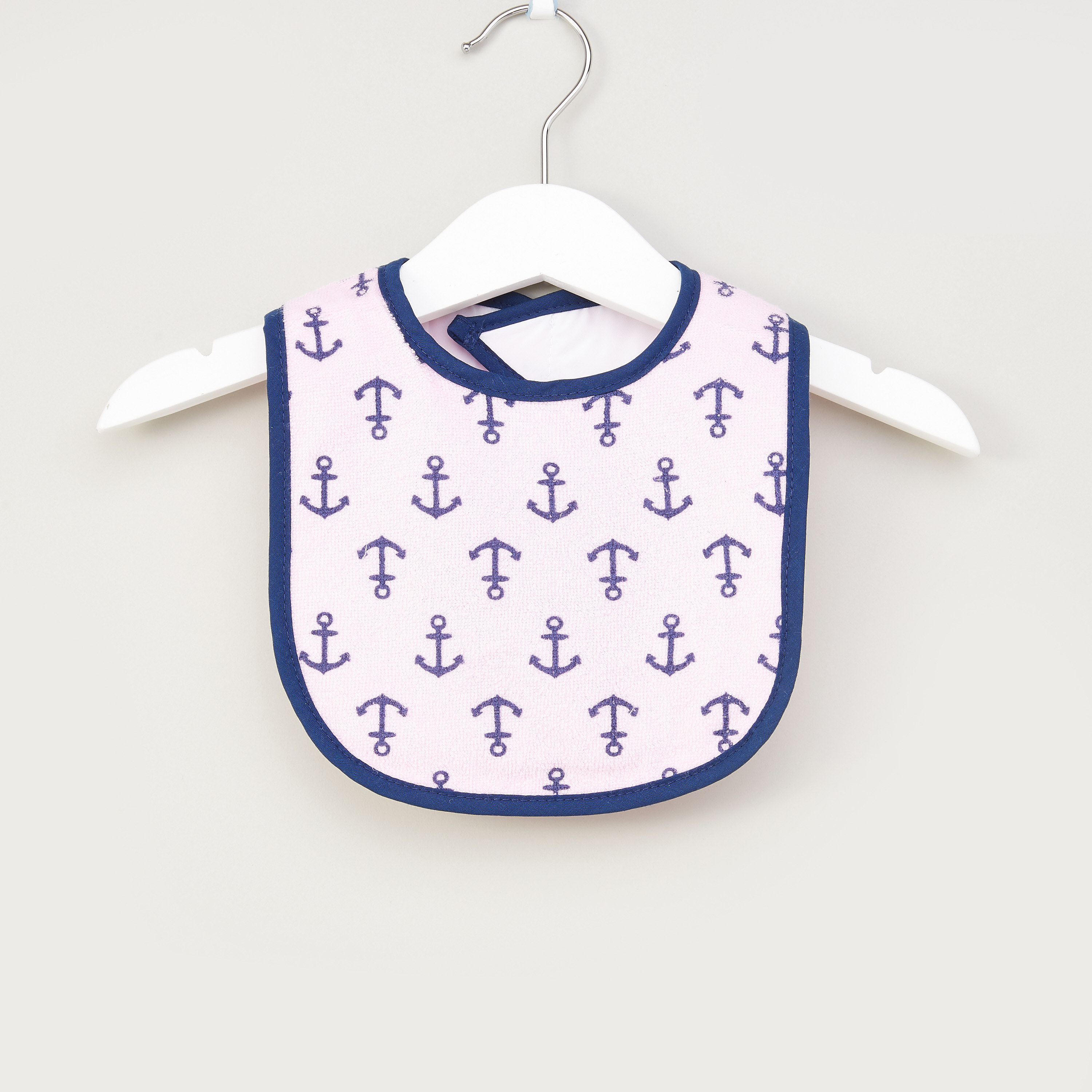 Luvable Friends Printed Bib with Hook and Loop Closure - Set of 5-baby-feeding-bibs-image-5