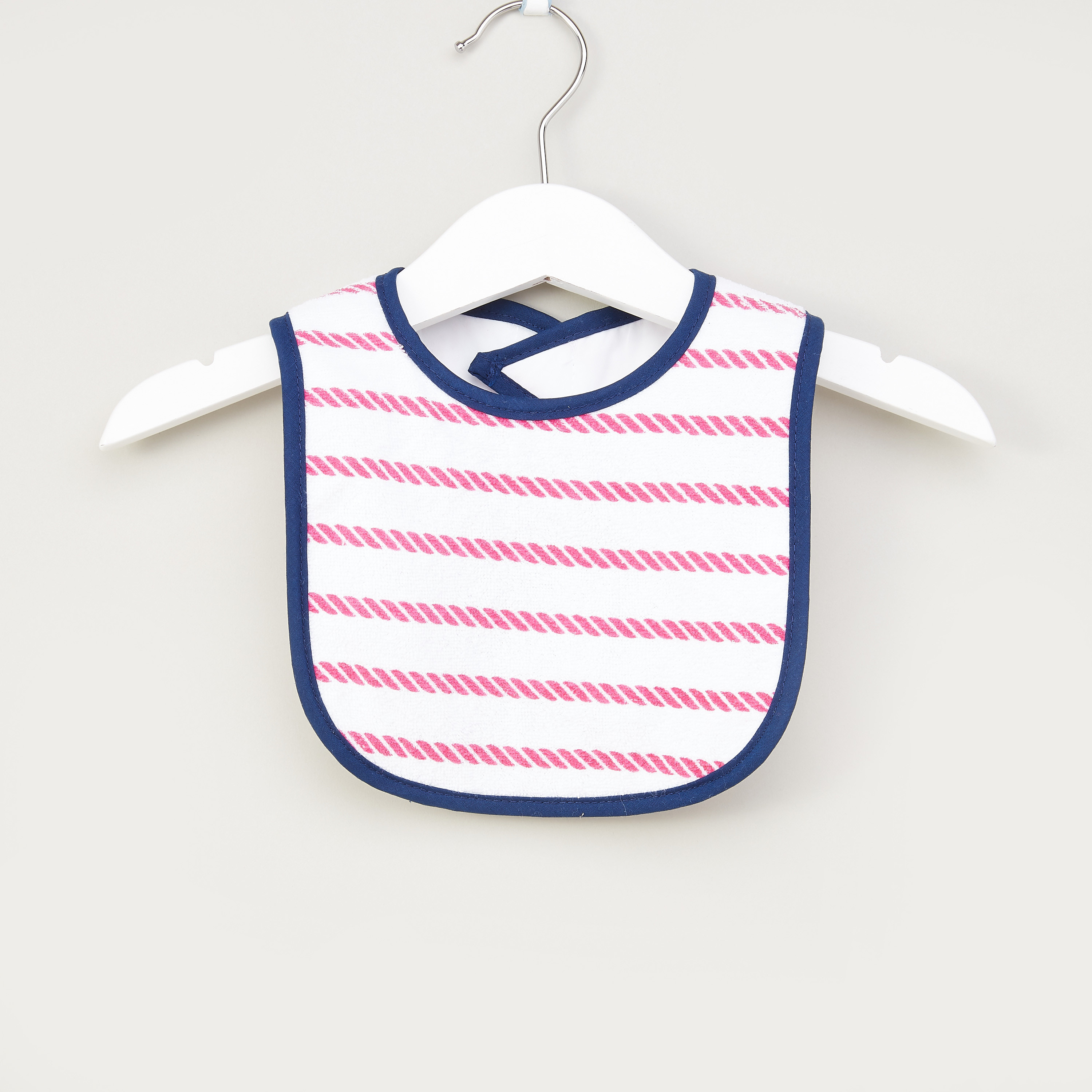Luvable Friends Printed Bib with Hook and Loop Closure - Set of 5-baby-feeding-bibs-image-6