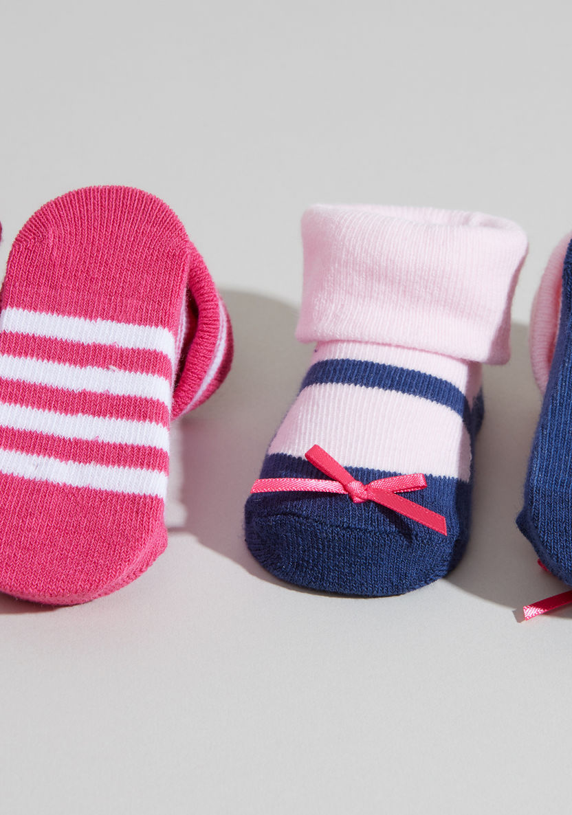 Luvable Friends Printed Socks - Set of 3-Socks-image-3