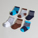 Hudson Baby Striped Gift Socks - Set of 6-Socks-thumbnail-0