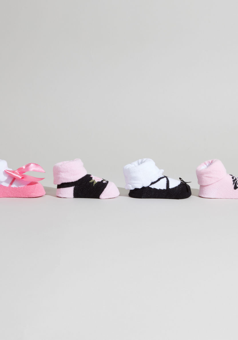 Hudson Baby Girl Socks - Set of 4-Socks-image-2