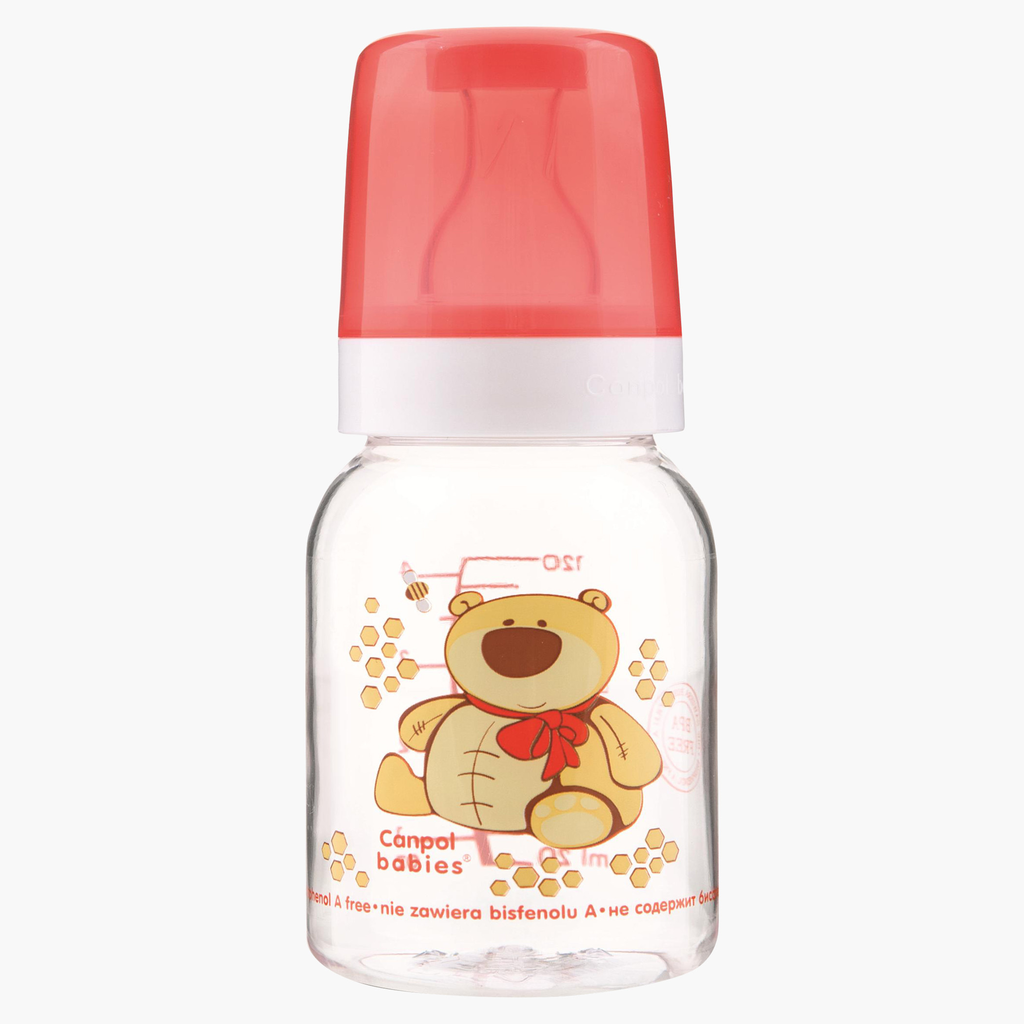 رضّاعة بطبعات هابي أنيمال من كانبول بايبيز- 120 مل-baby-feeding-feedingbottles-bottlesandteats-image-1