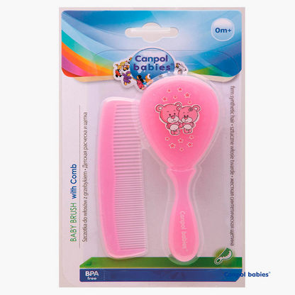 Shop Canpol Babies Baby Hairbrush and Comb Set Online | Babyshop UAE Shop Canpol Babies Baby Hairbrush and Comb Set Online | Babyshop UAE