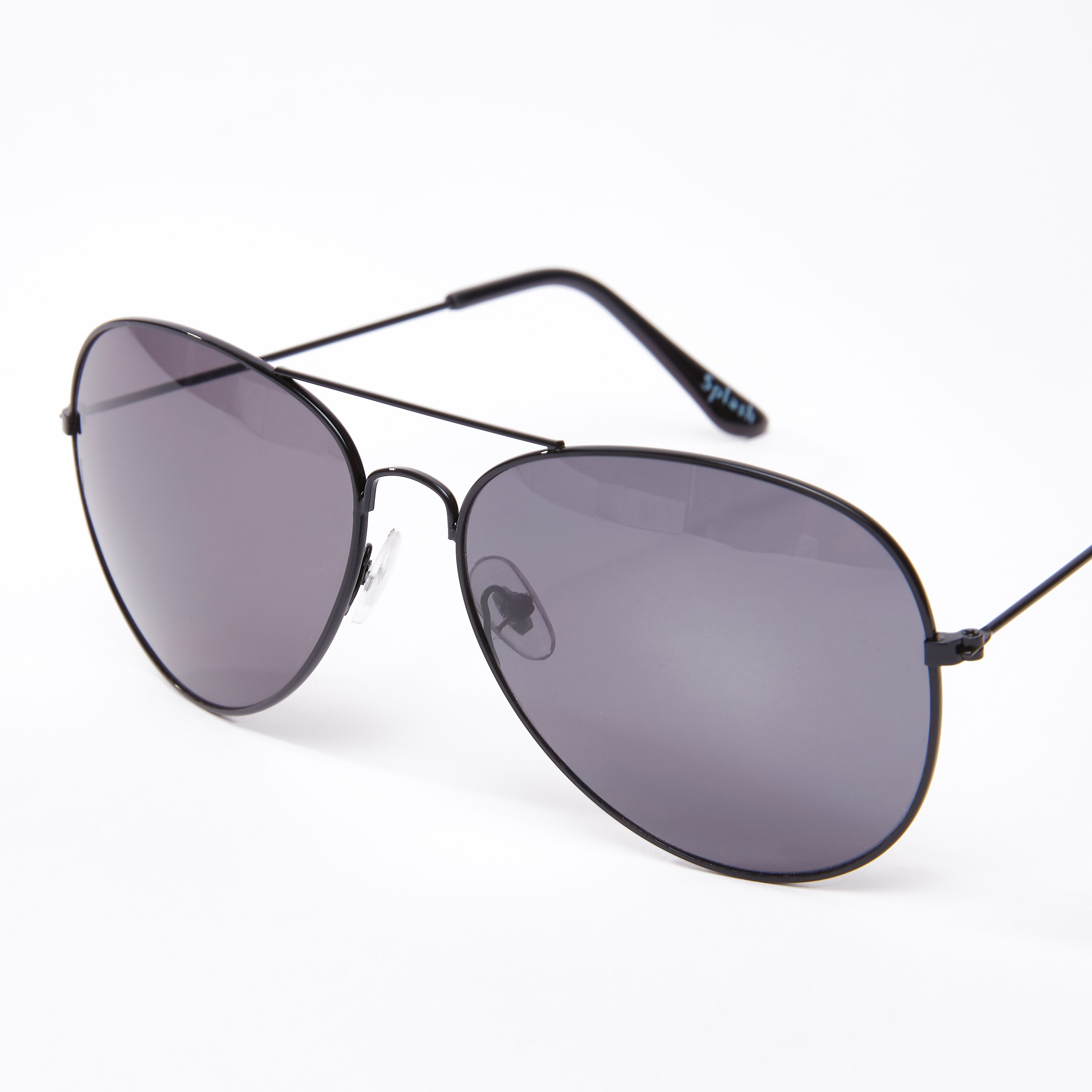 Buy Men s Full Rim Plain Aviator Sunglasses with Nose Pads Online Centrepoint Bahrain