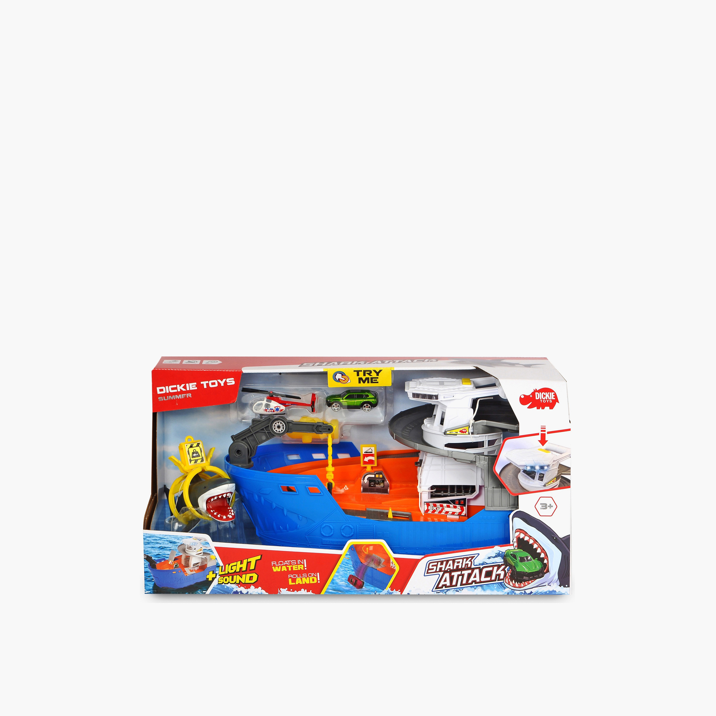 Shark attack clearance toy