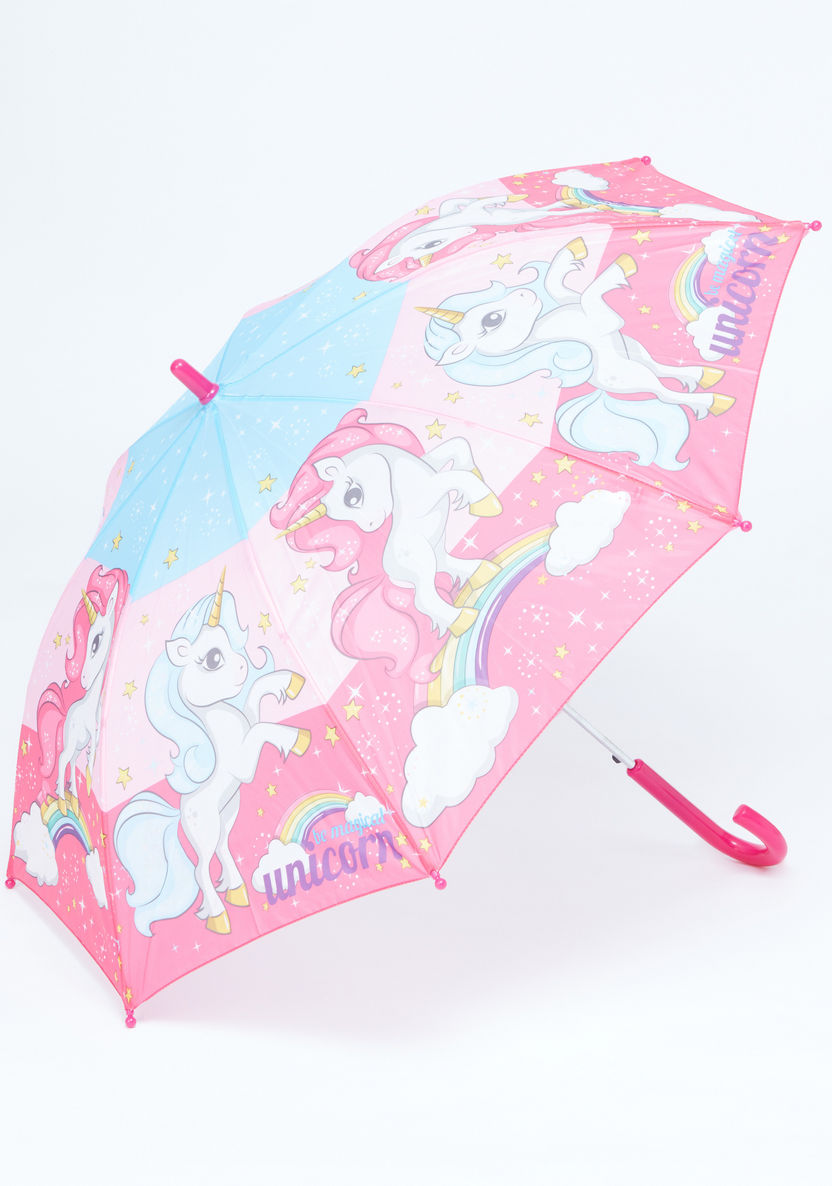 Unicorn Printed Umbrella - 46cms-Novelties and Collectibles-image-0
