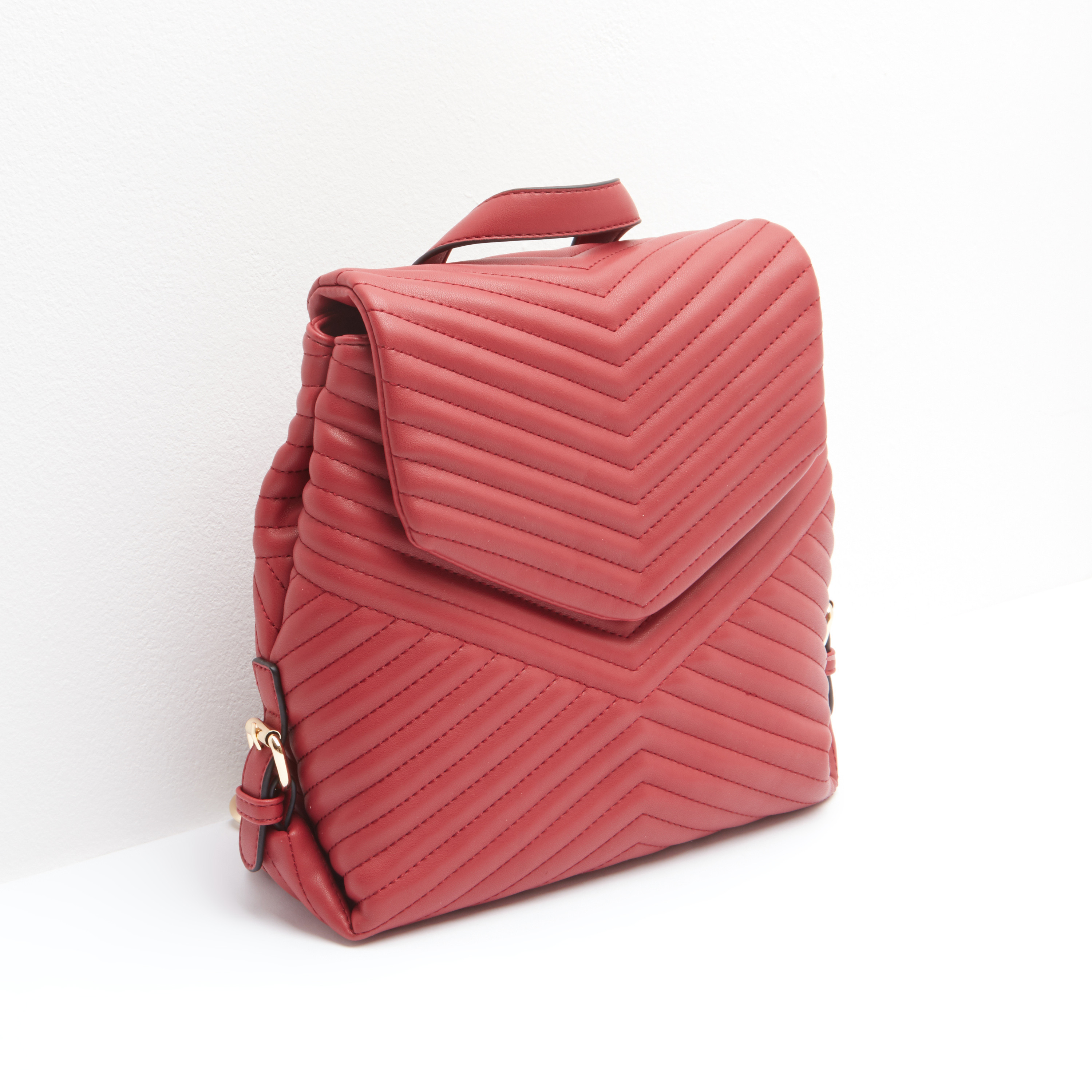 Celeste Quilted Backpack with Flap Closure-women-bagsandwallets-backpacks-image-4