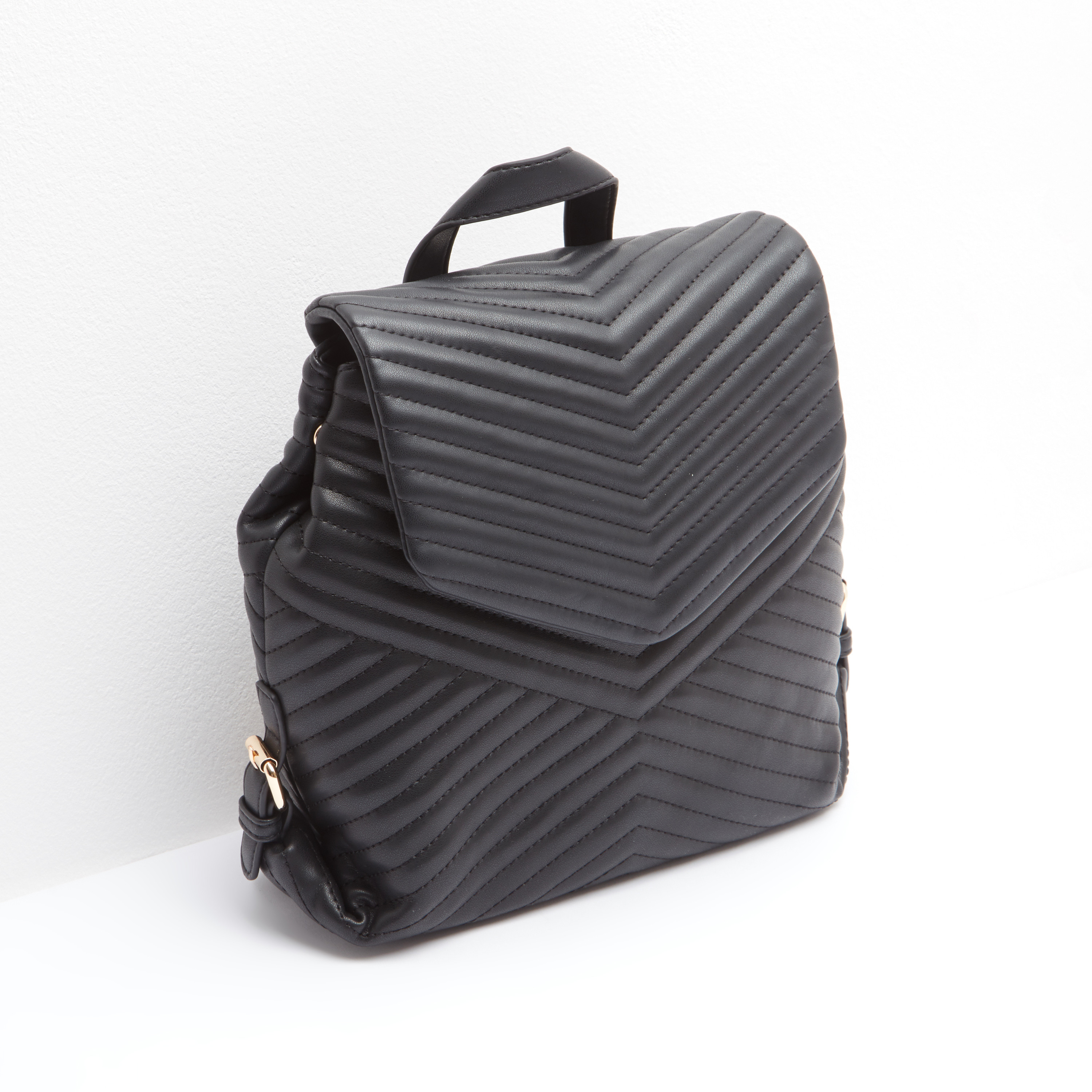 Celeste Quilted Backpack with Flap Closure-women-bagsandwallets-backpacks-image-9