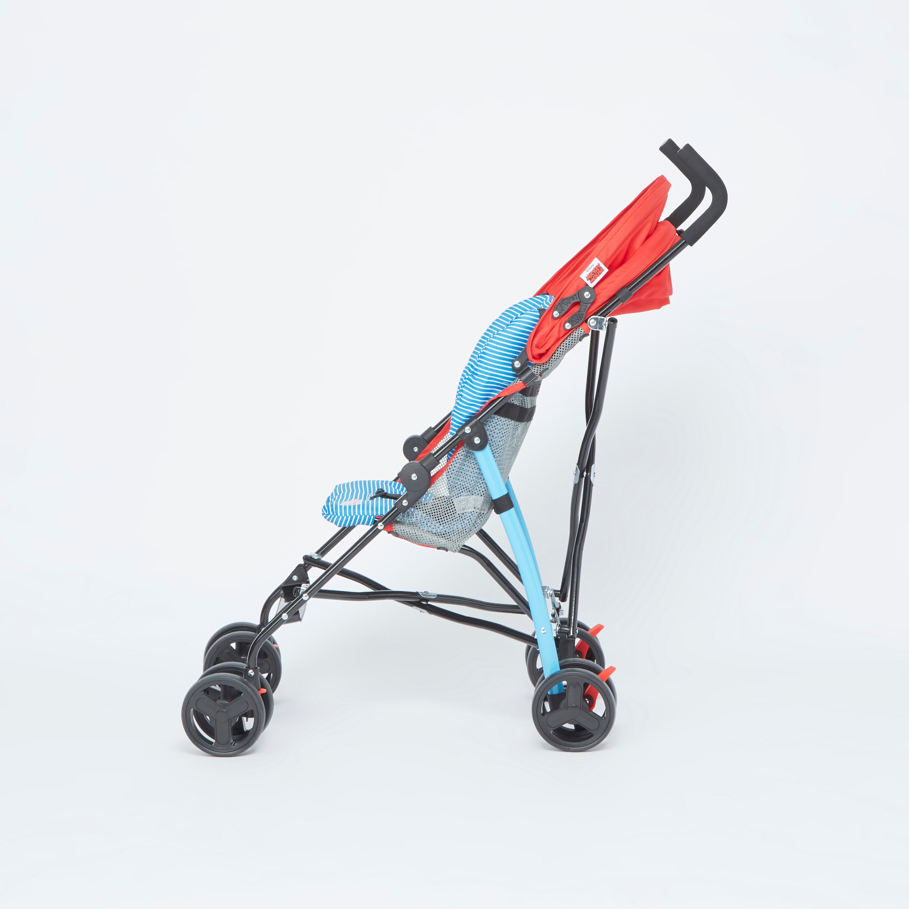 عربة أطفال قابلة للطي بتصميم ميكي باللونين الأحمر والأزرق من ديزني - حتى 3 سنوات-baby-gear-strollersandprams-buggies-image-2