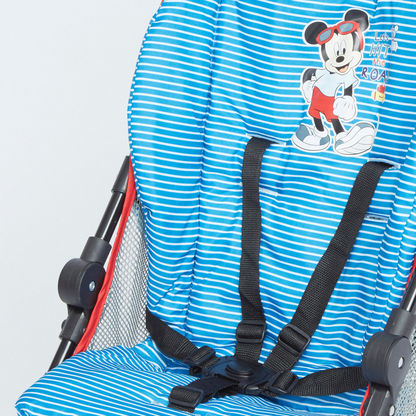 Disney Mickey Red and Blue Foldable Baby Buggy (Upto 3 years)