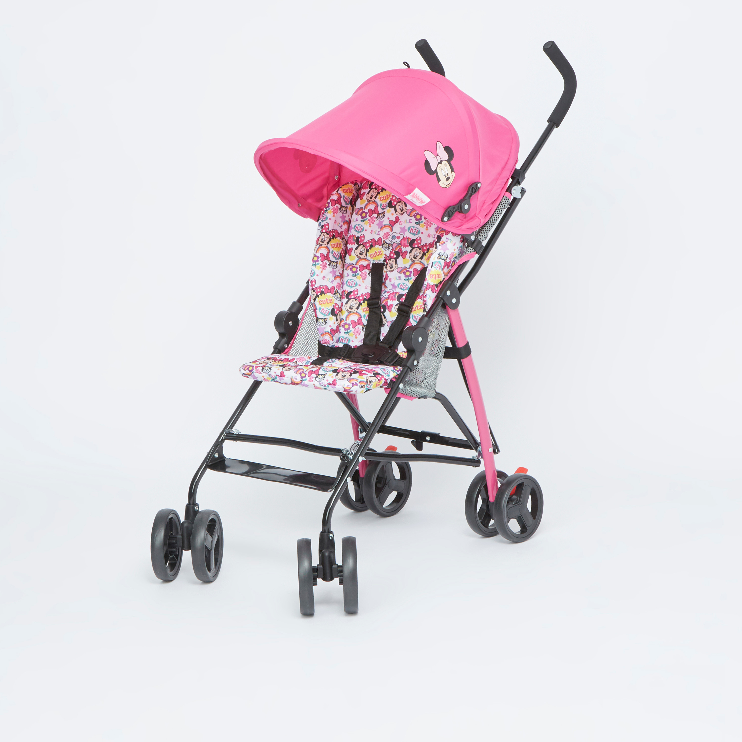 Pink minnie shop mouse stroller