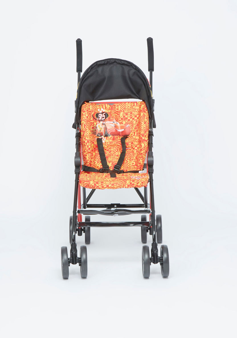 Disney Cars Orange and Black Printed Foldable Baby Stroller (Upto 3 years)-Buggies-image-2