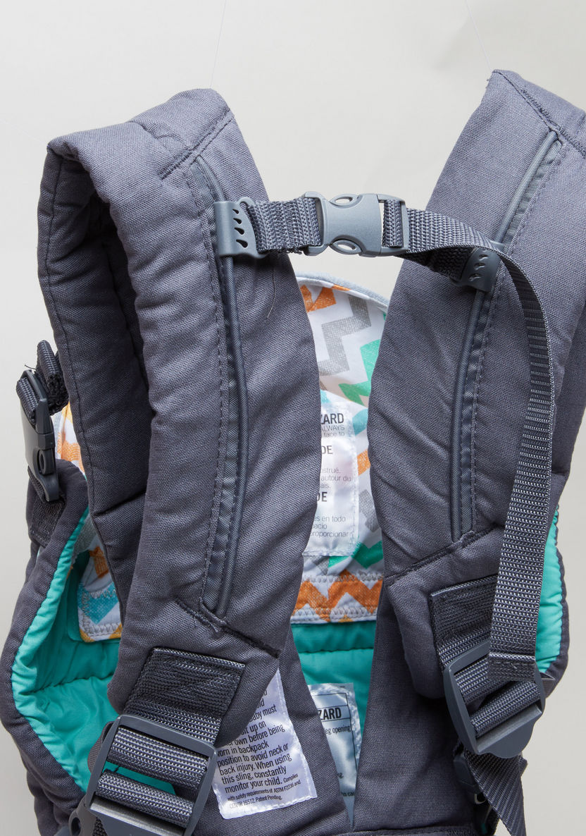 Infantino Cuddle Up Grey Ergonomic Hoodie Carrier with Removable Hood (Upto 18 kgs)-Baby Carriers-image-4