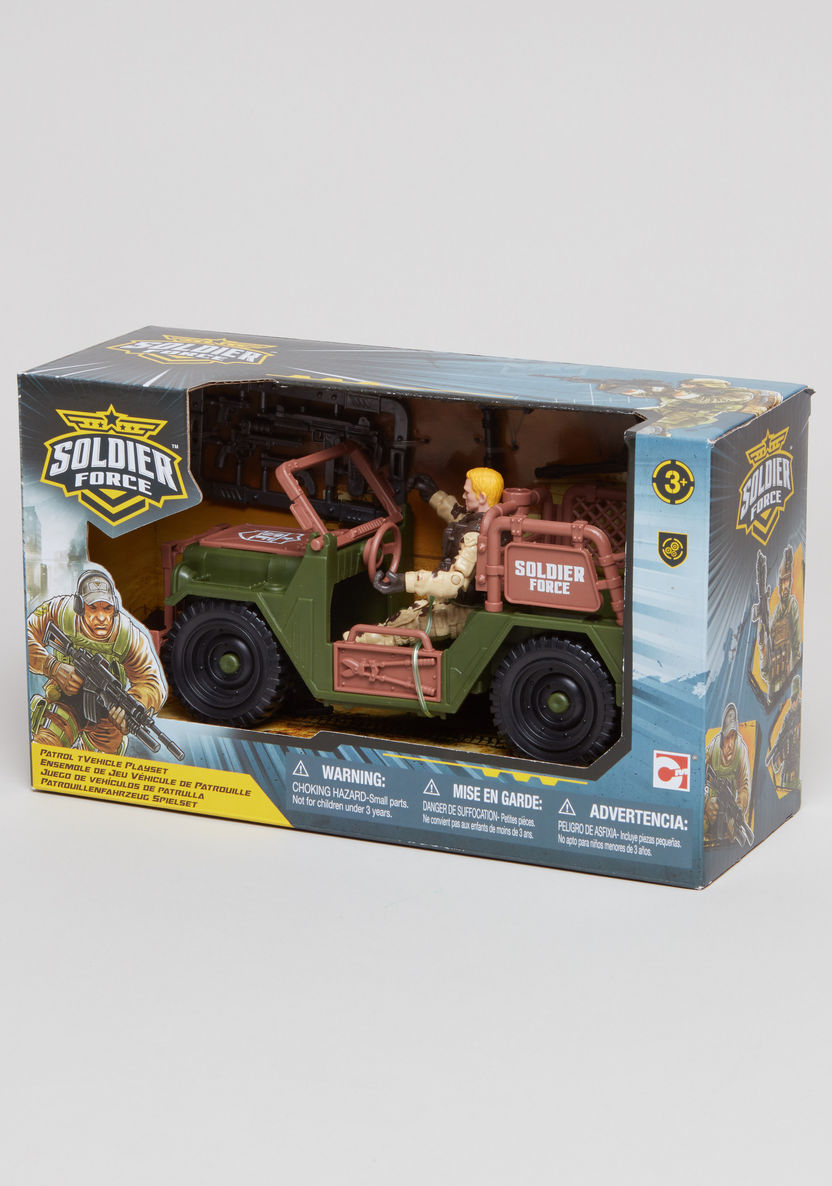 Soldier Force Patrol Vehicle Play Set-Action Figures and Playsets-image-0