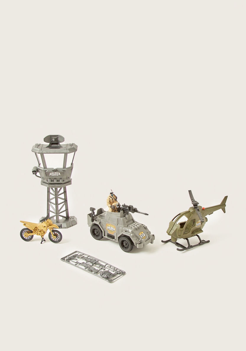 Soldier Force Defence Outpost Playset-Action Figures and Playsets-image-0