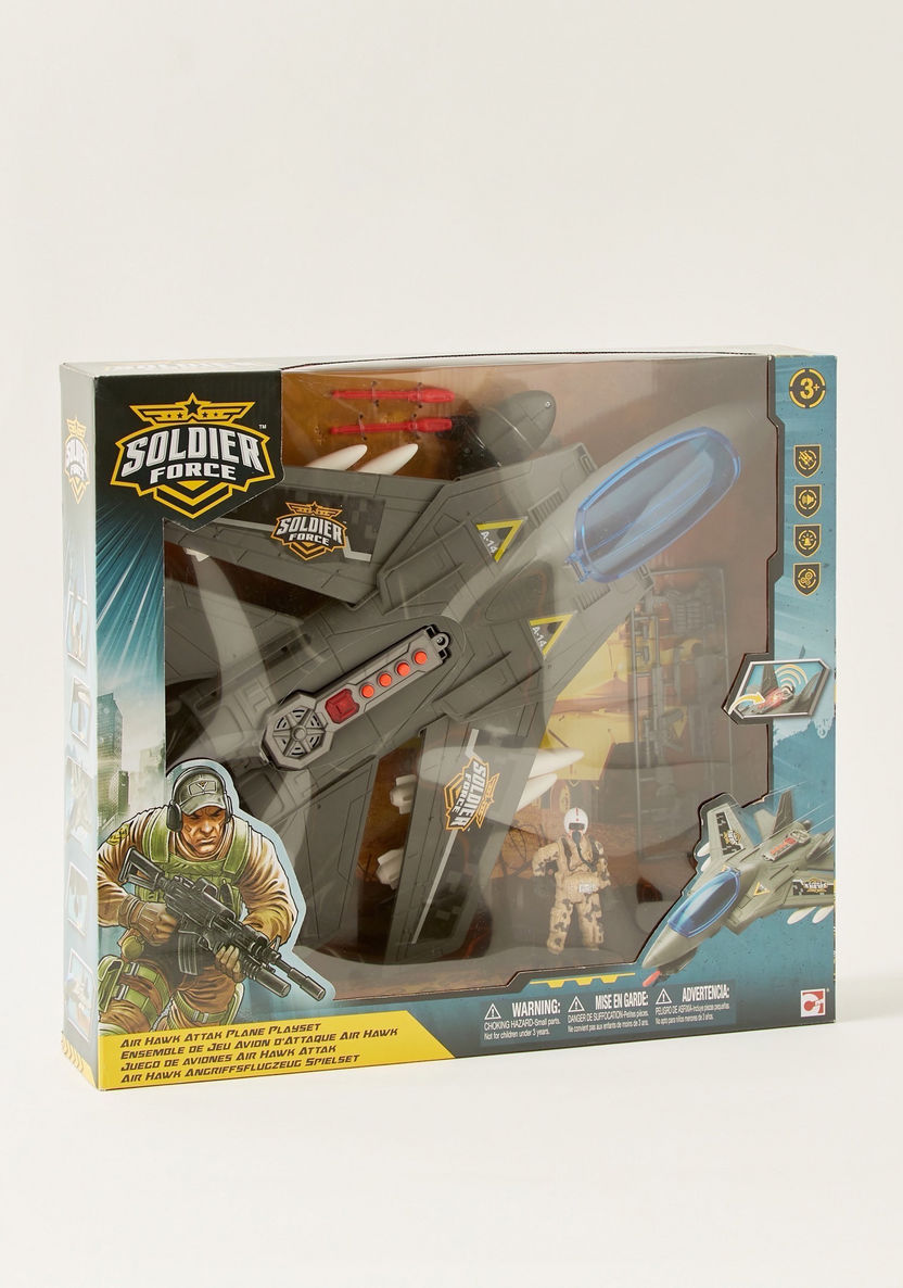 Soldier Force Air Hawk Attack Plane Playset-Gifts-image-5