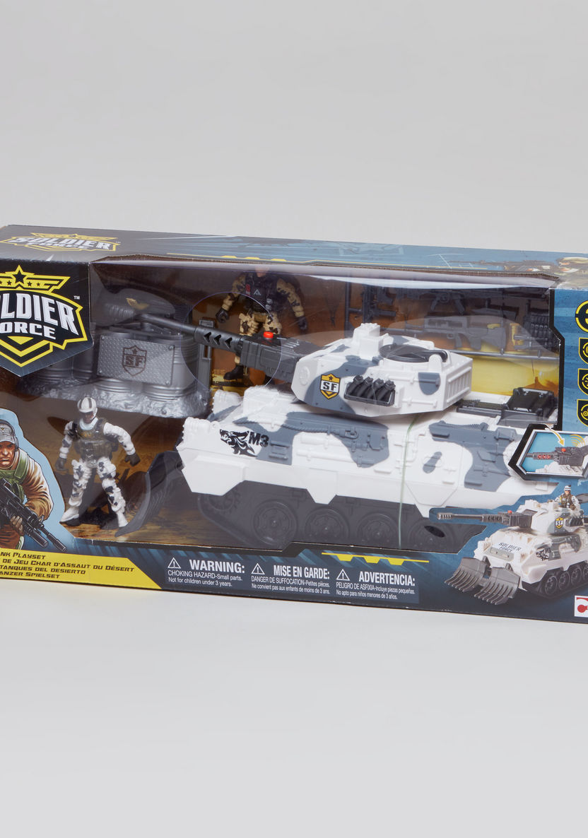 Soldier Force Desert Tank Playset-Action Figures and Playsets-image-0