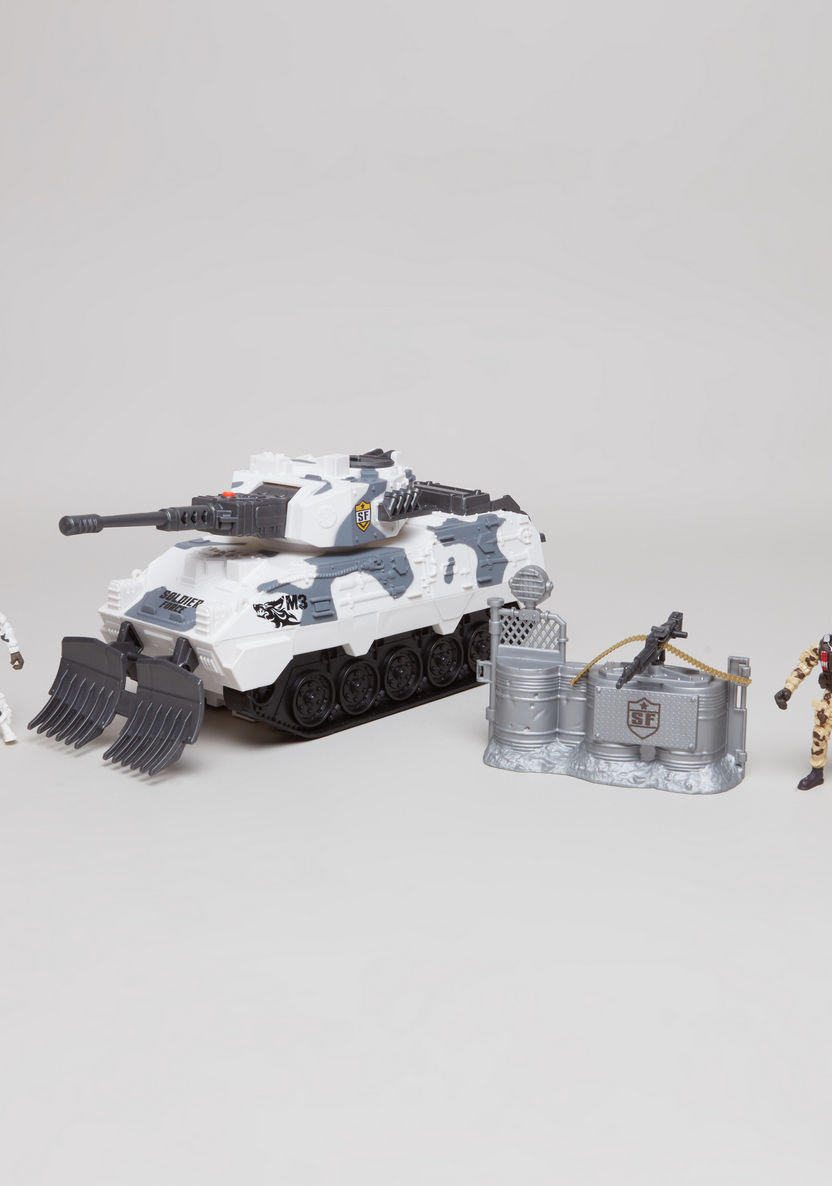 Soldier Force Desert Tank Playset-Action Figures and Playsets-image-1