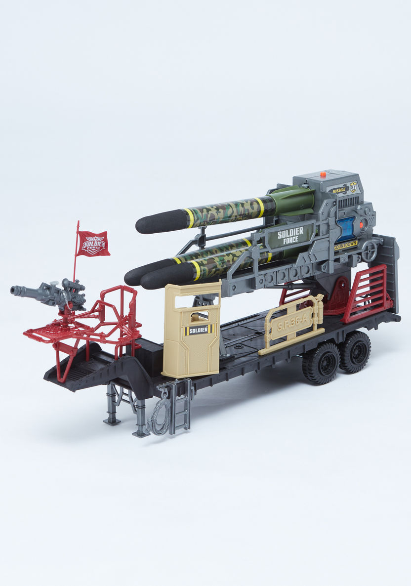 Soldier Force Rocket Launcher Vehicle Set-Action Figures and Playsets-image-1