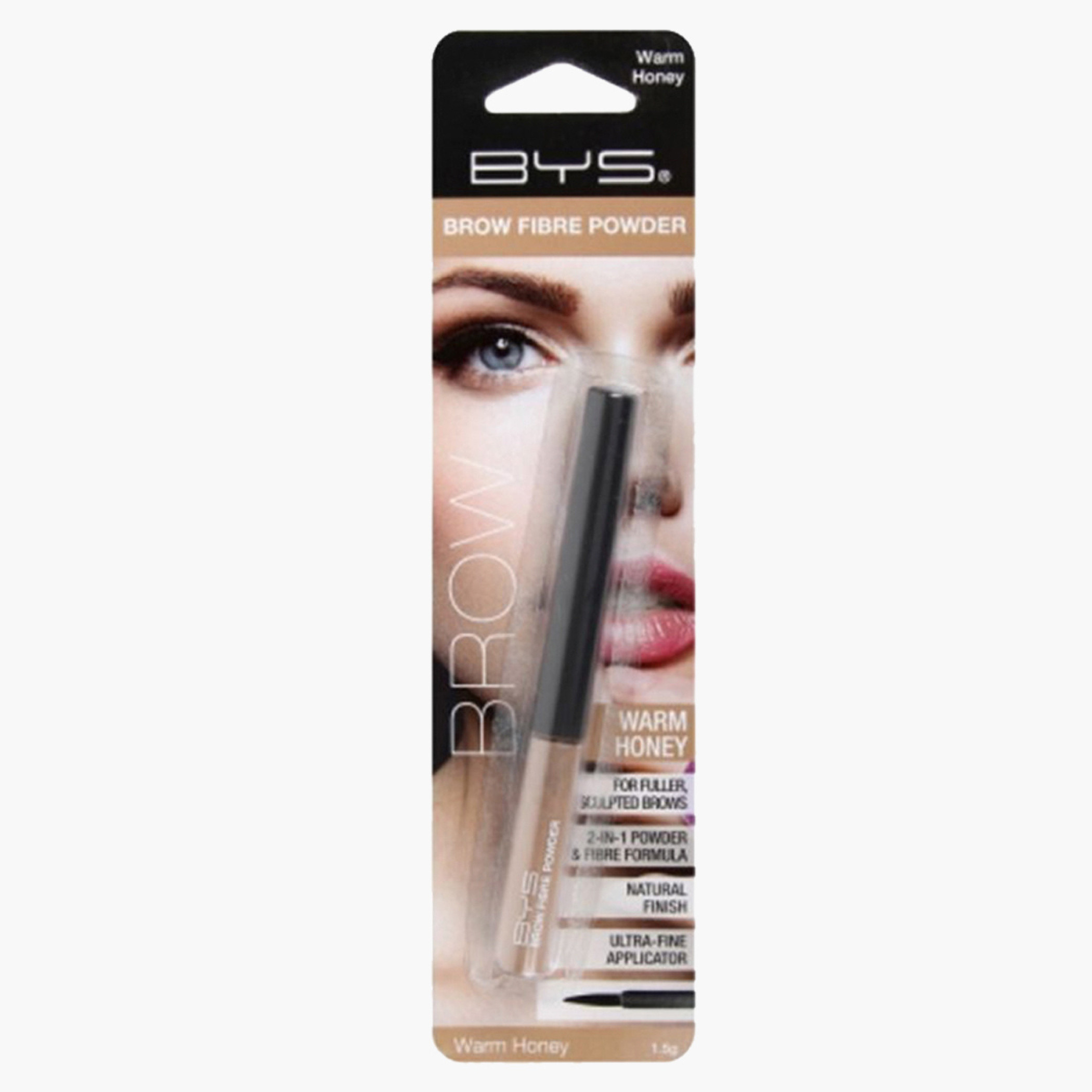 BYS Cosmetics Warm Honey Brow Fibre Powder - 1.5 gms-beautyandpersonalcare-makeup-eyes-eyebrows-image-2