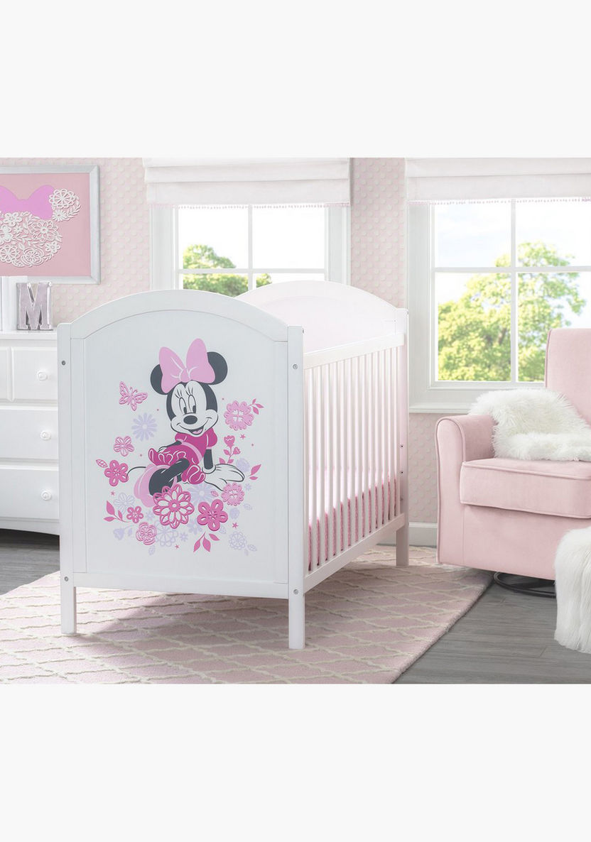Disney Minnie Mouse 3-in-1 Convertible Baby Crib - Pink-Baby Cribs-image-4