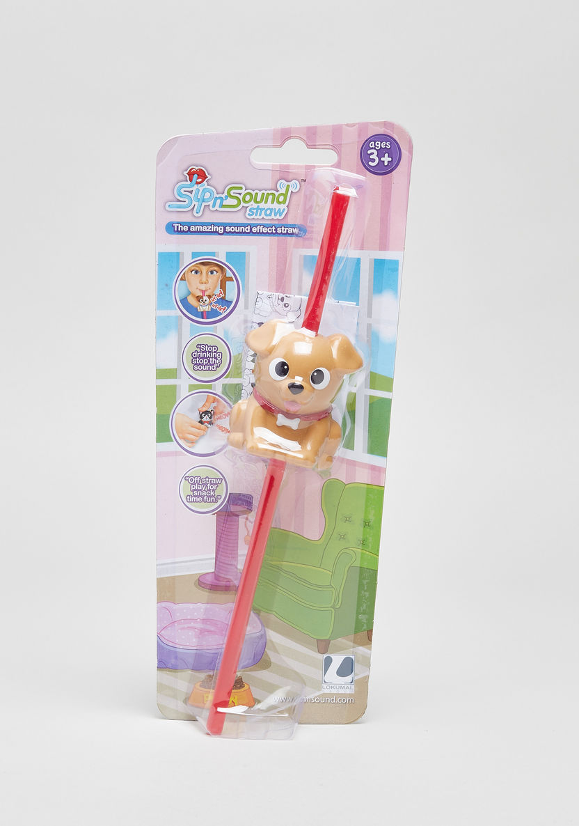 Sip n' Sound Straw with Animal Shaped Whistle-Twinning-image-0