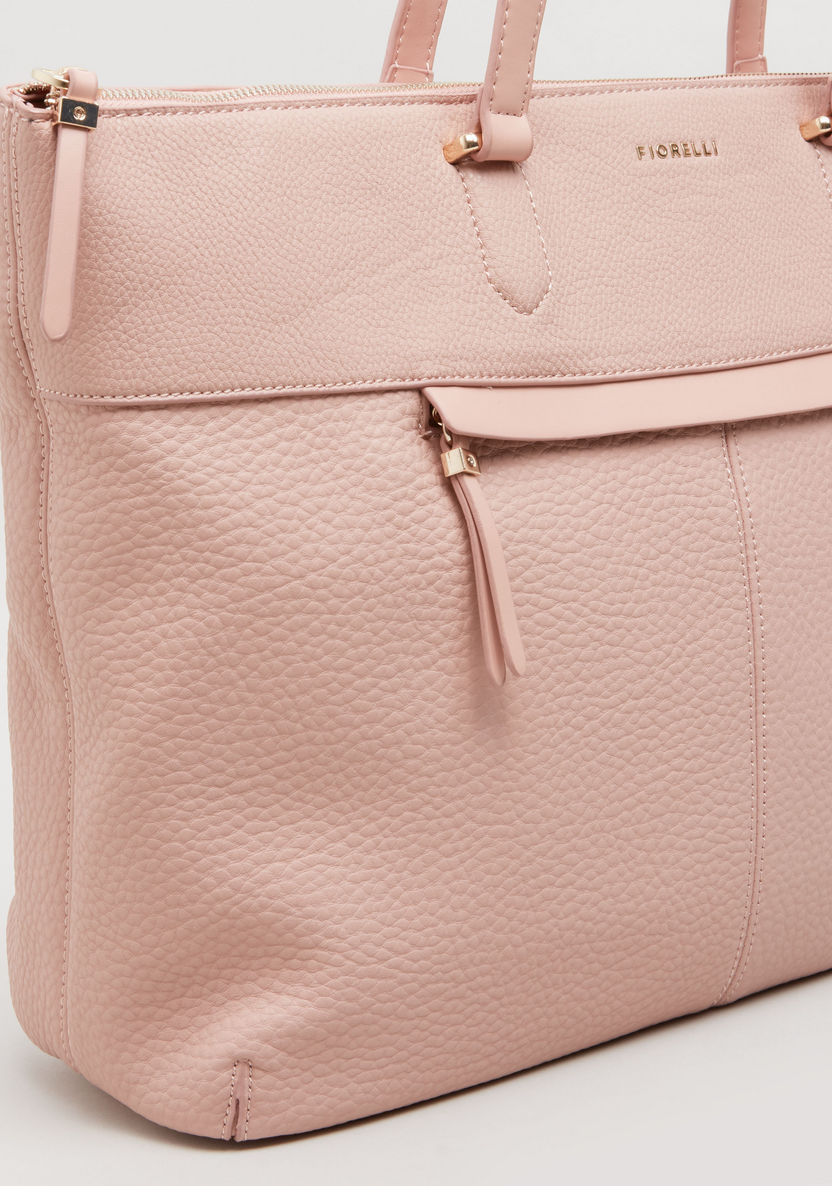 Fiorelli Textured Chelsea Tote Bag with Top Handles-Handbags-image-3