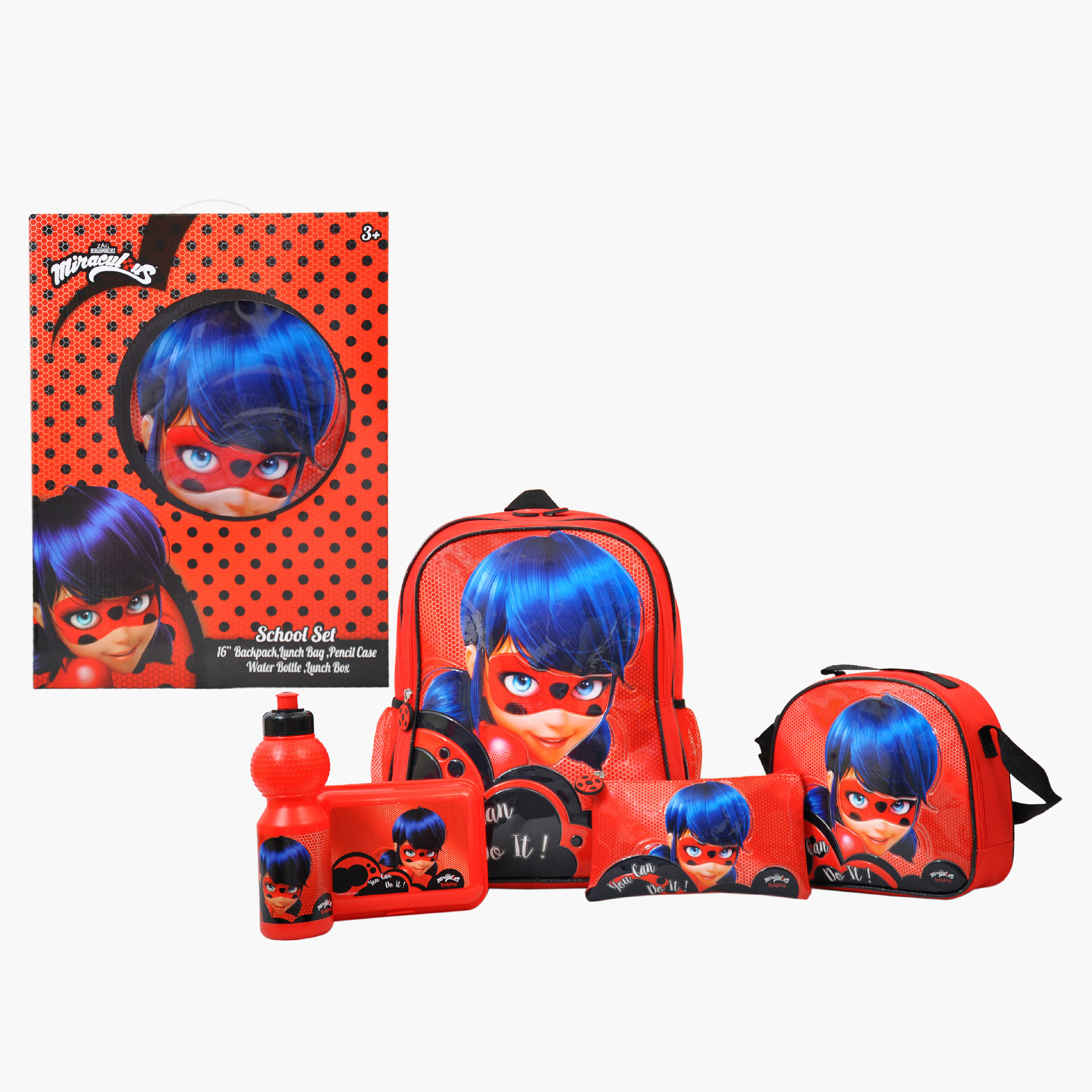 Lady Bug Print 5-Piece School Set-school-bagsandbackpacks-backpacks-image-1