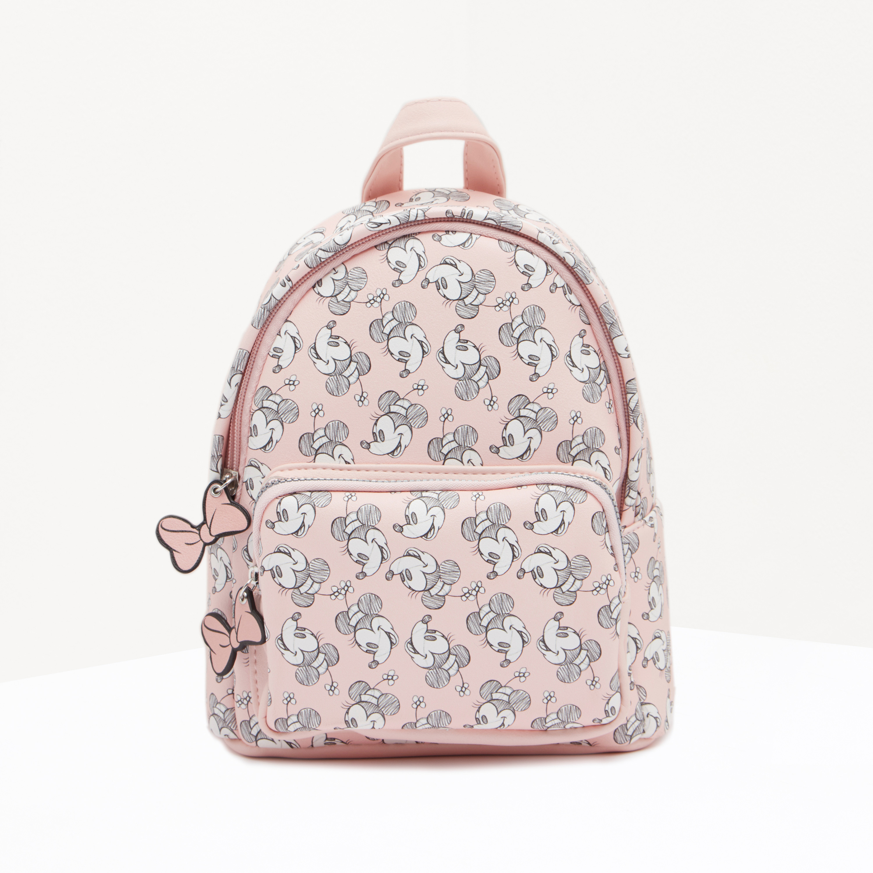 Mickey Mouse Printed Backpack with Zip Around Closure-school-bagsandbackpacks-backpacks-image-5
