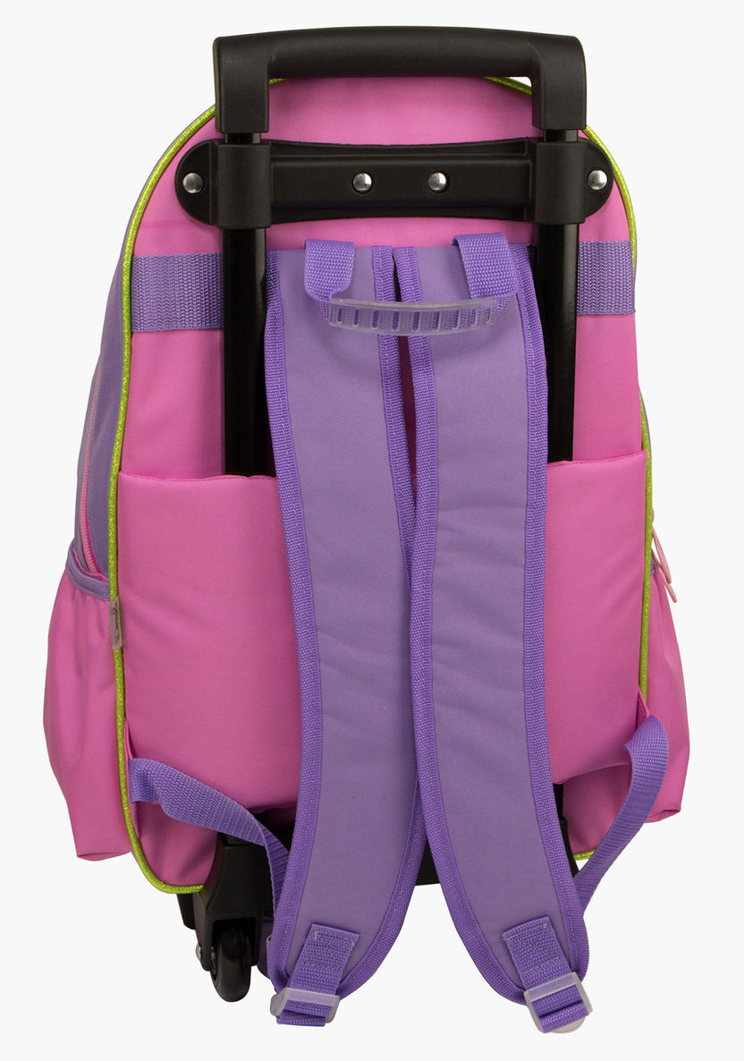 Moose Printed Backpack with Trolley-Trolleys-image-1