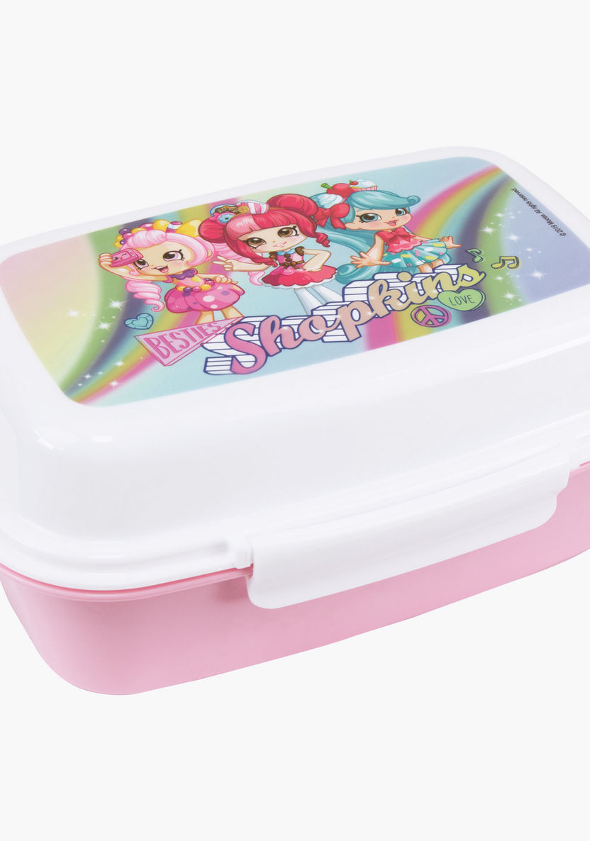 Shopkins Printed Lunchbox with Clip Closure-Lunch Boxes-image-0