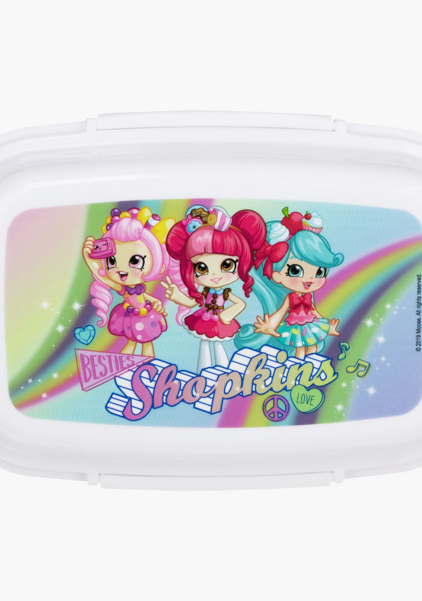 Shopkins Printed Lunchbox with Clip Closure-Lunch Boxes-image-1
