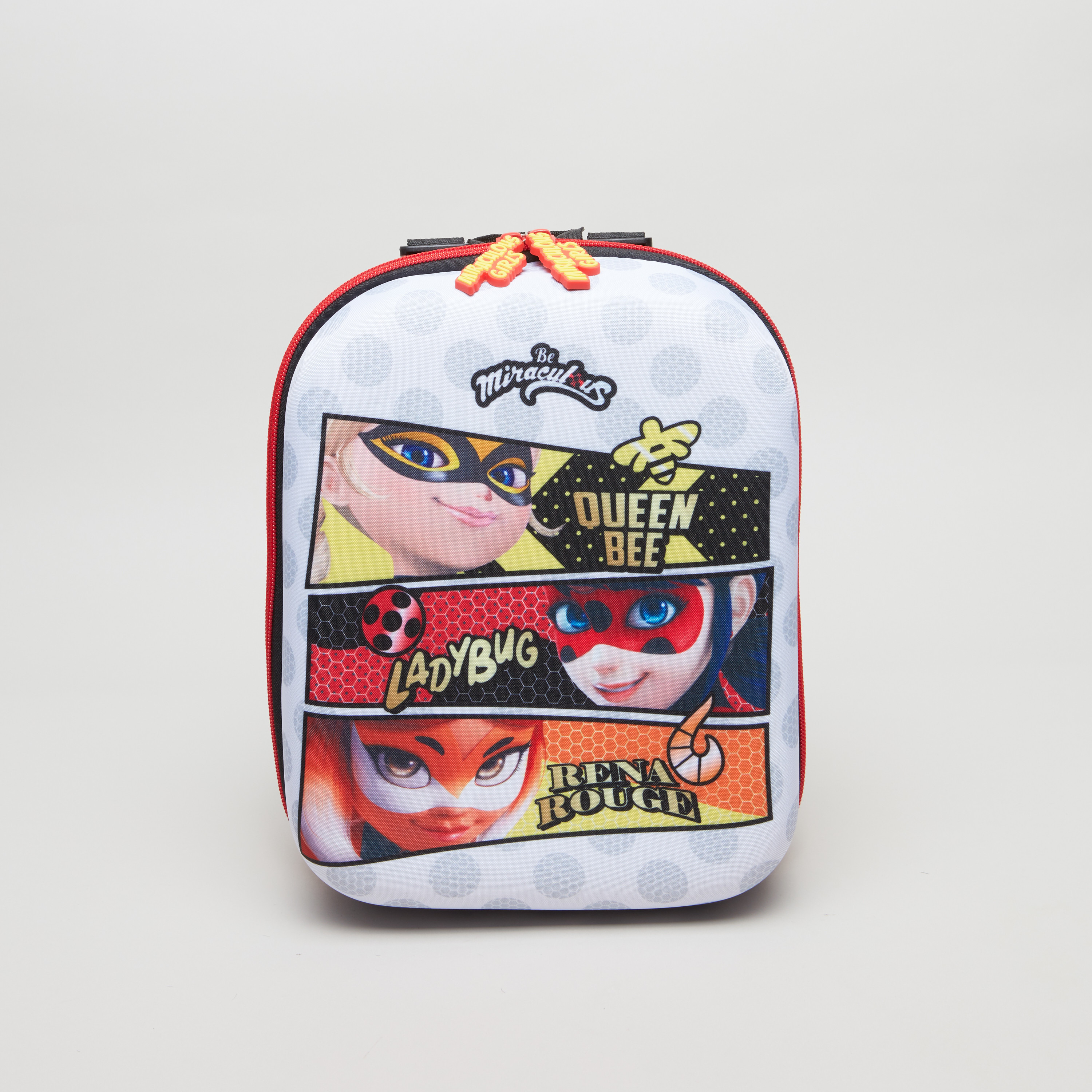 Miraculous Ladybug Printed Hard Shell Lunch Tote Bag-school-lunchessentials-lunchbags-image-1