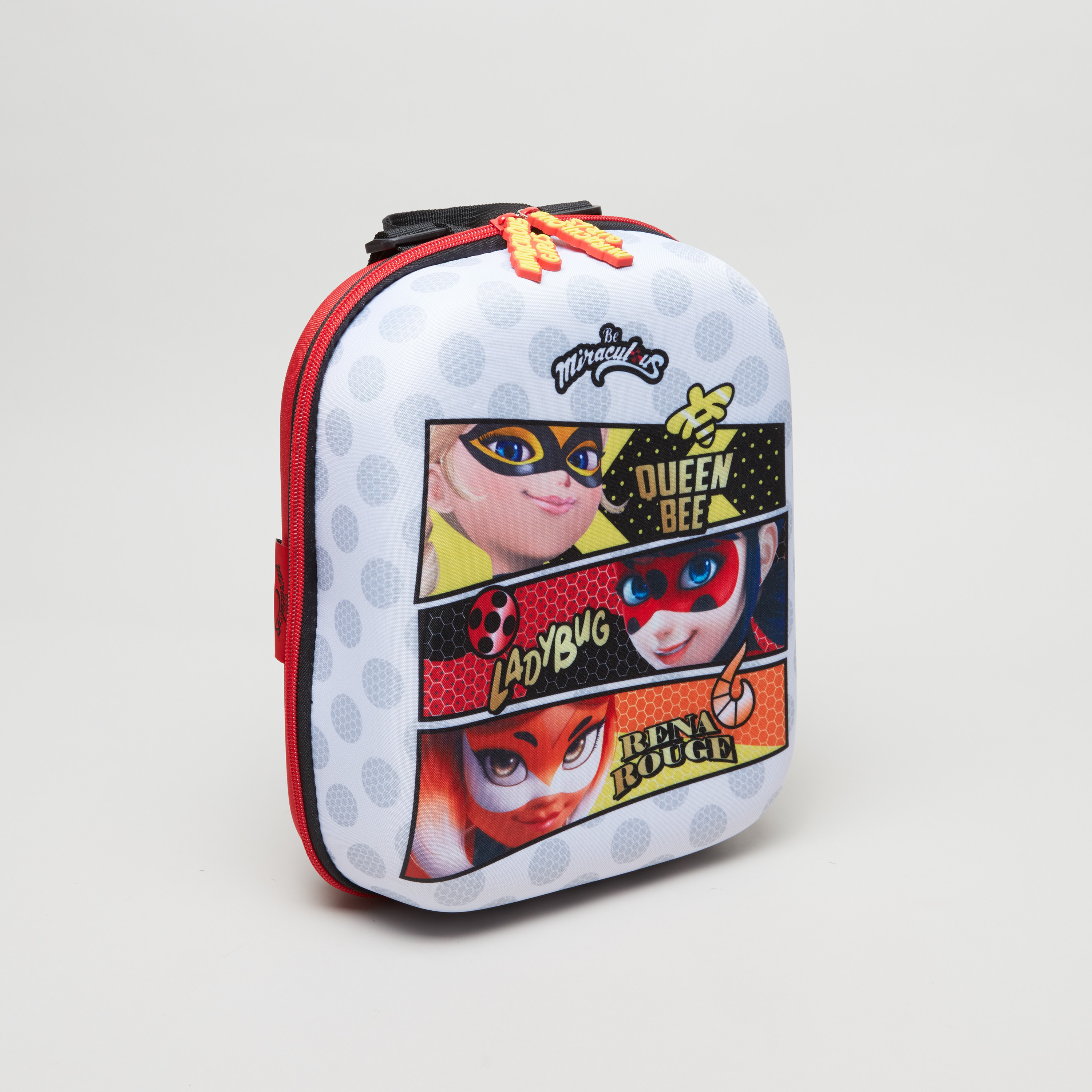 Miraculous Ladybug Printed Hard Shell Lunch Tote Bag-school-lunchessentials-lunchbags-image-2