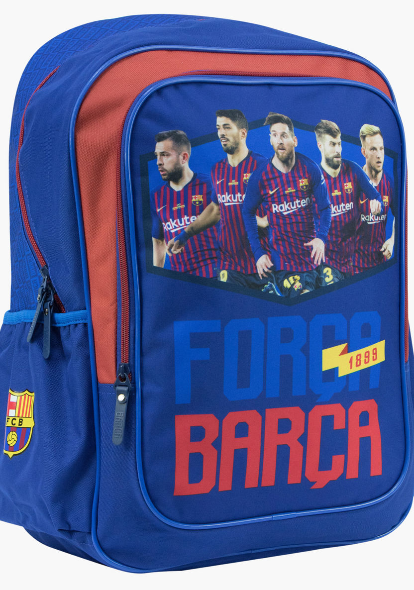 FC Barcelona Printed Backpack-Backpacks-image-0