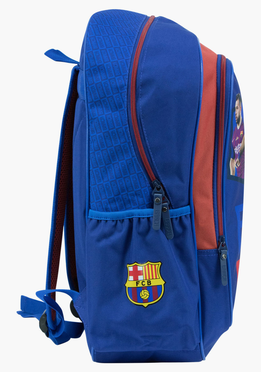 FC Barcelona Printed Backpack-Backpacks-image-1